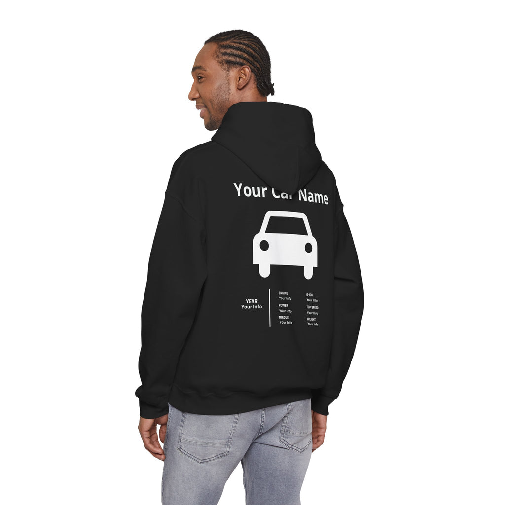 Custom Car Owner Hoodie — Personalized "Your Car Name" Graphic Pullover