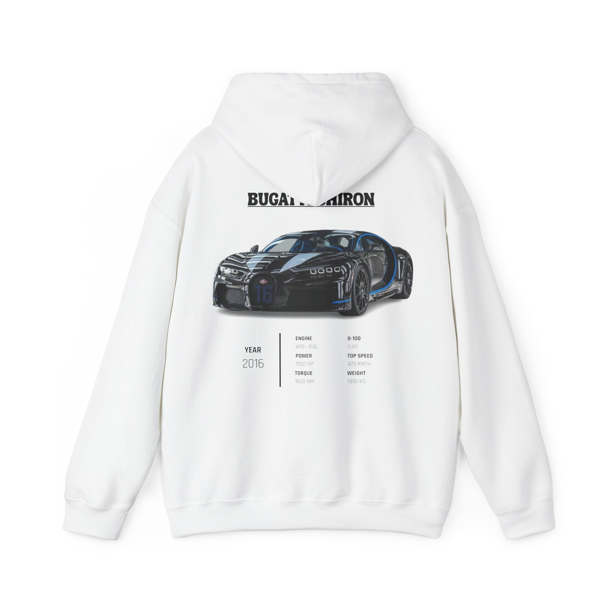 Sweat à capuche Bugatti Chiron W16