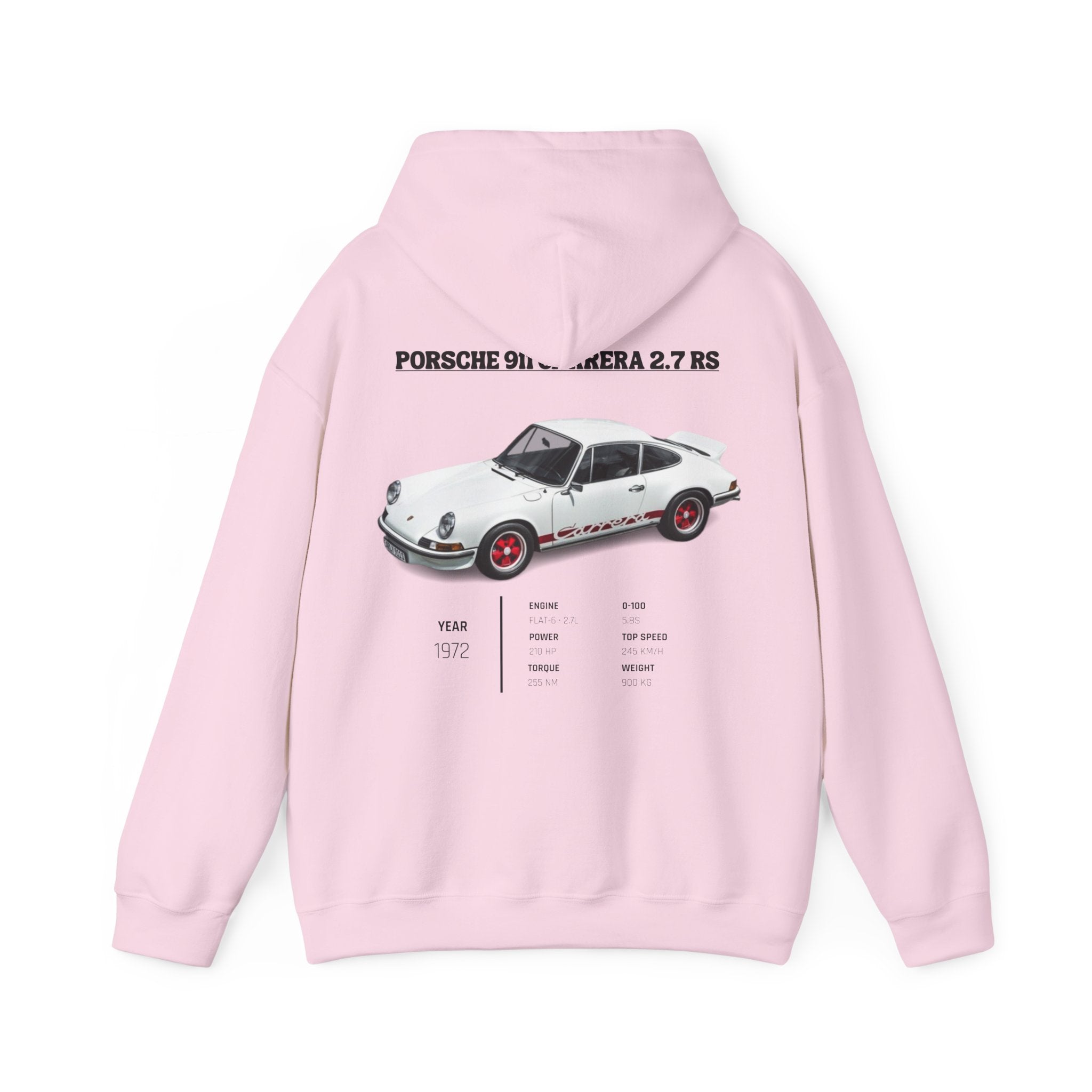 Sweat à capuche Porsche 911 Carrera 2.7 RS Légende