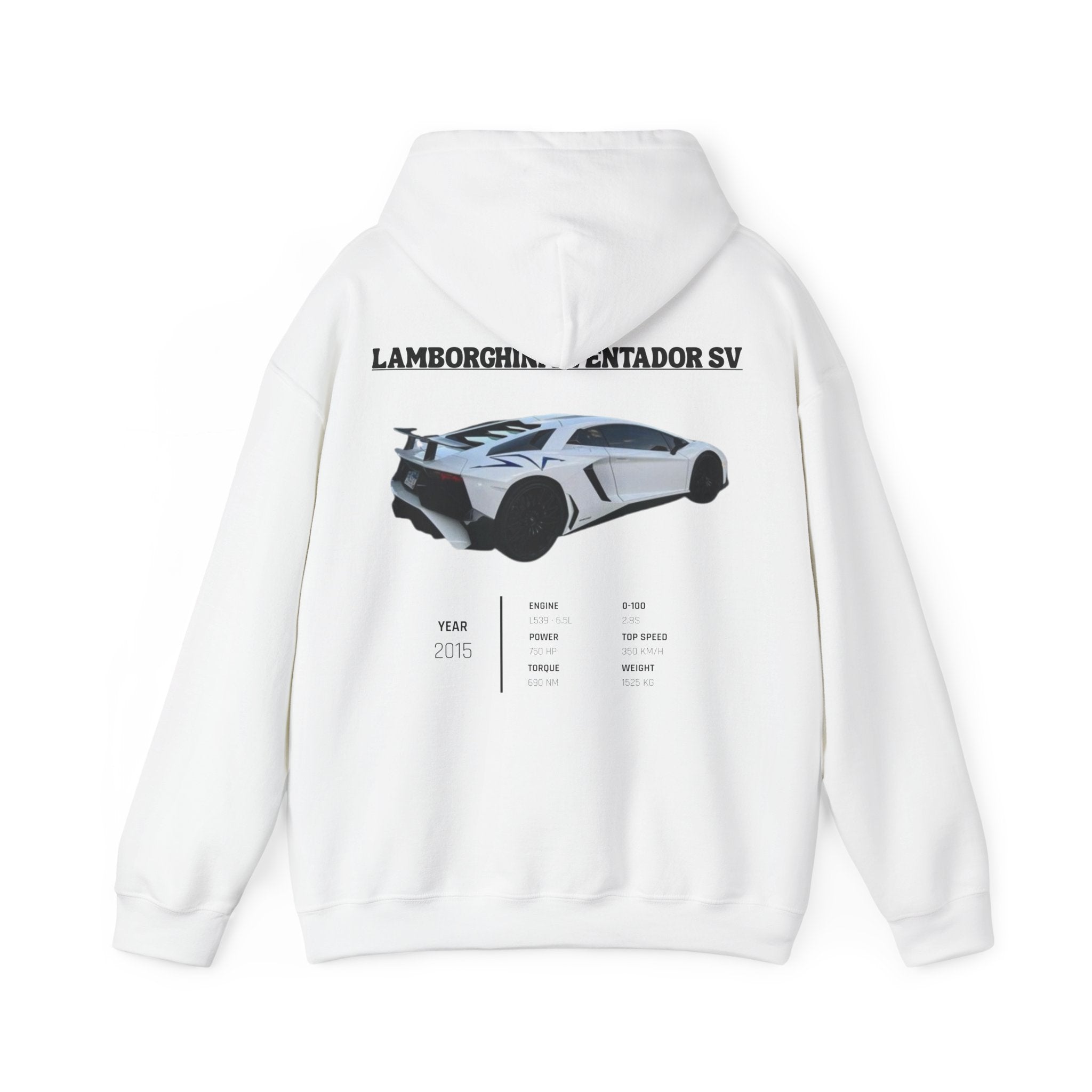 Lamborghini Aventador SV Raging Bull Hoodie