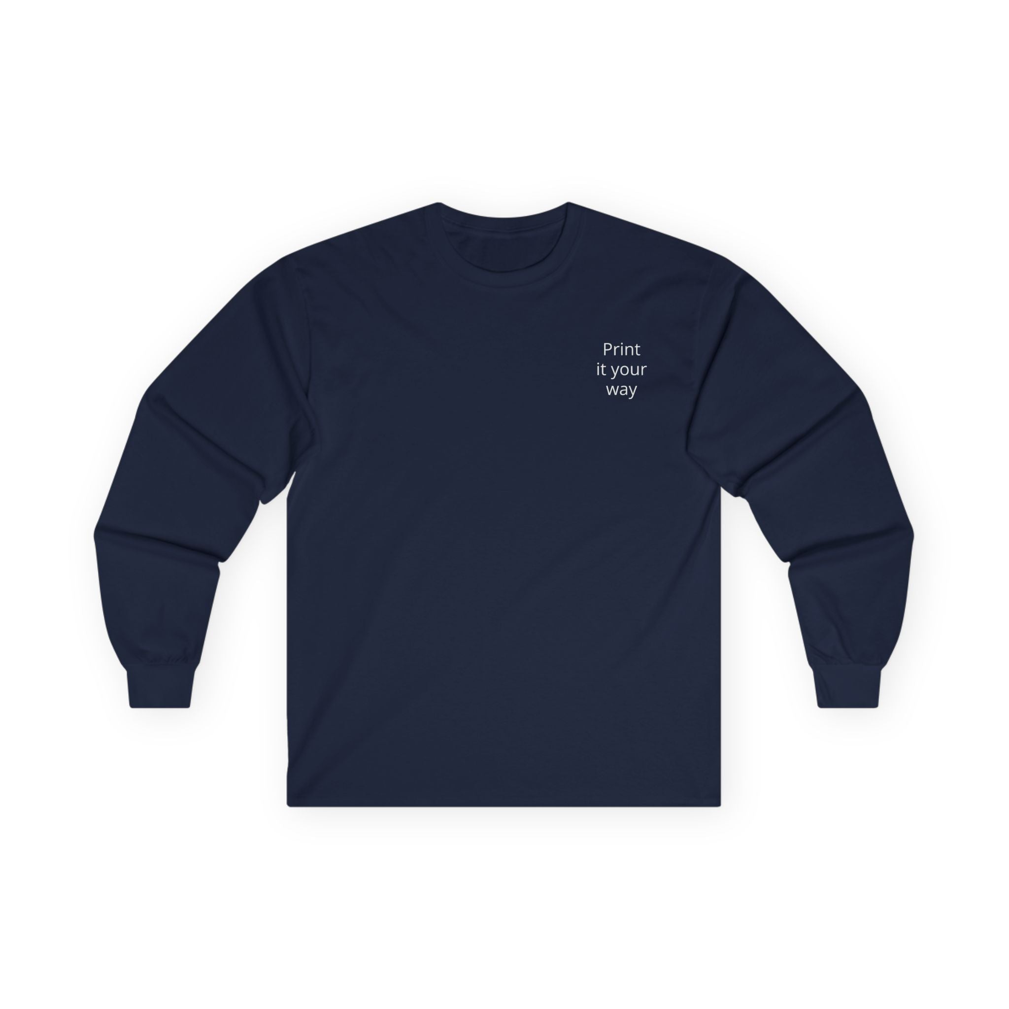 Custom Car Specs Long Sleeve Tee — "Your Car Name" Personalized Shirt