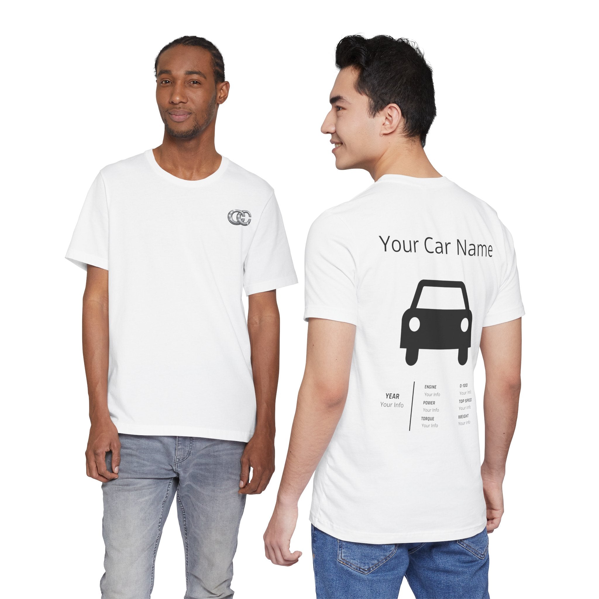 Copy of Personalized Car Tee — Custom 'Your Car Name' Graphic T-Shirt
