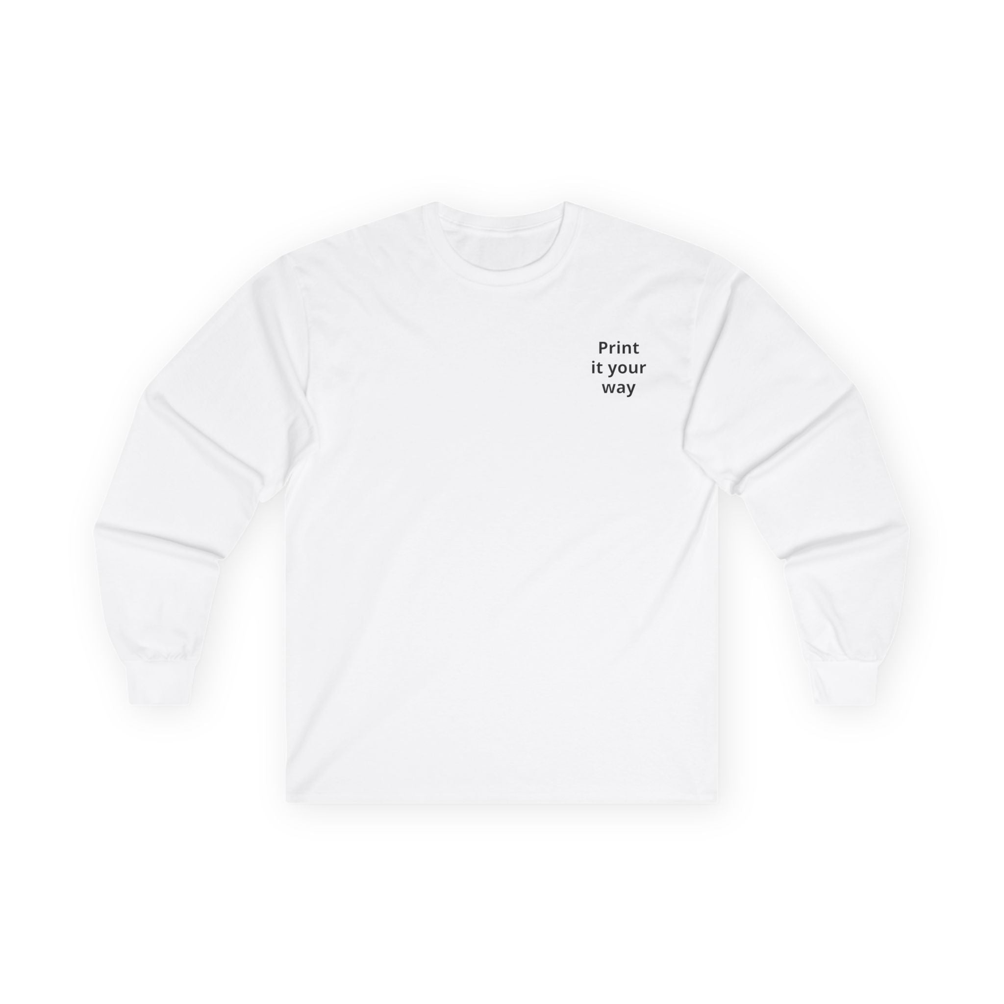 Custom Car Specs Long Sleeve Tee — "Your Car Name" Personalized Shirt