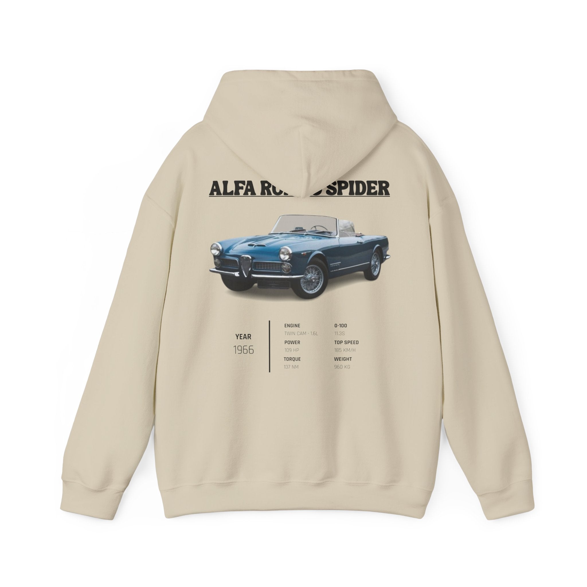 Sweat à capuche légende Alfa Romeo Spider