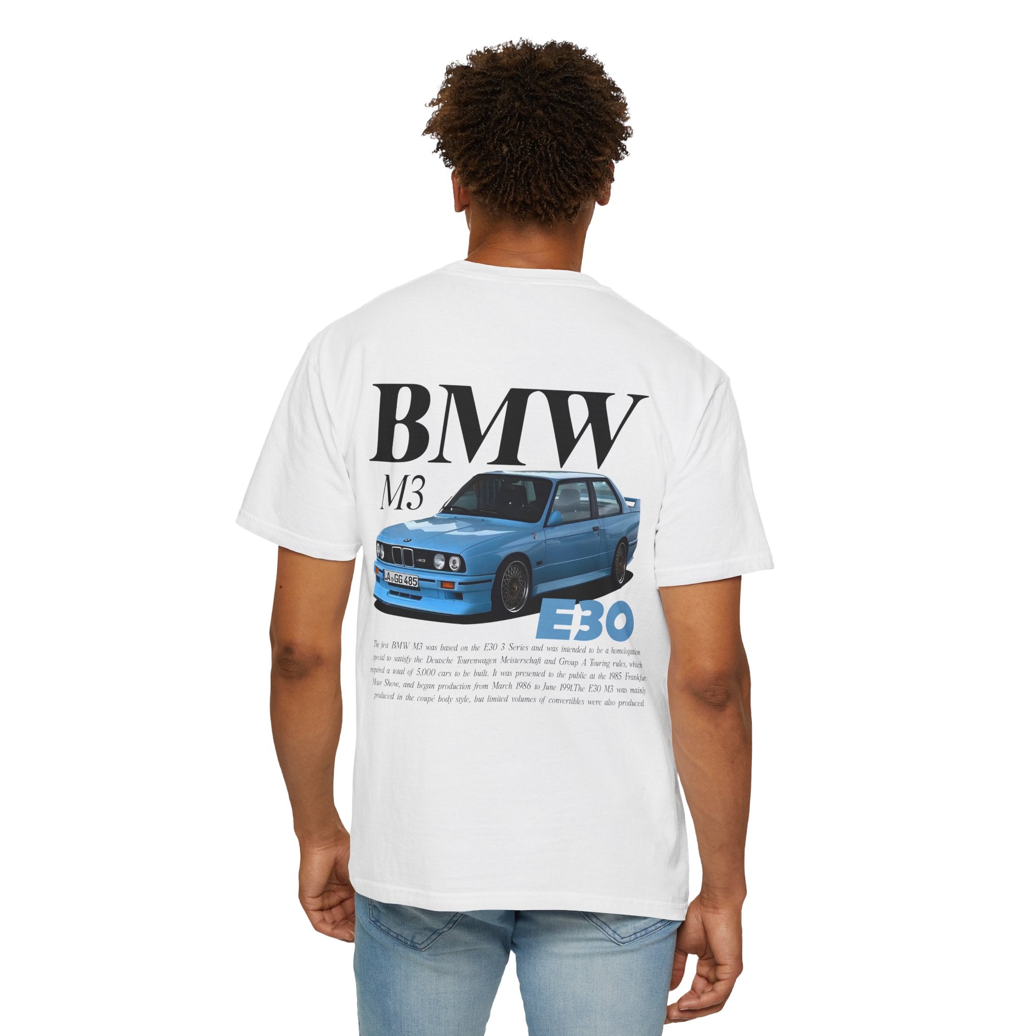 BMW M3 E30 Graphic T-Shirt — Classic Retro Car Tee