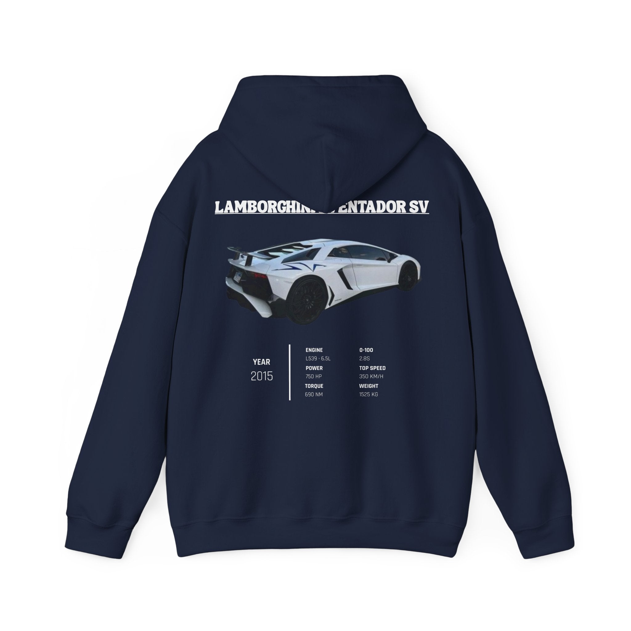Lamborghini Aventador SV Raging Bull Hoodie