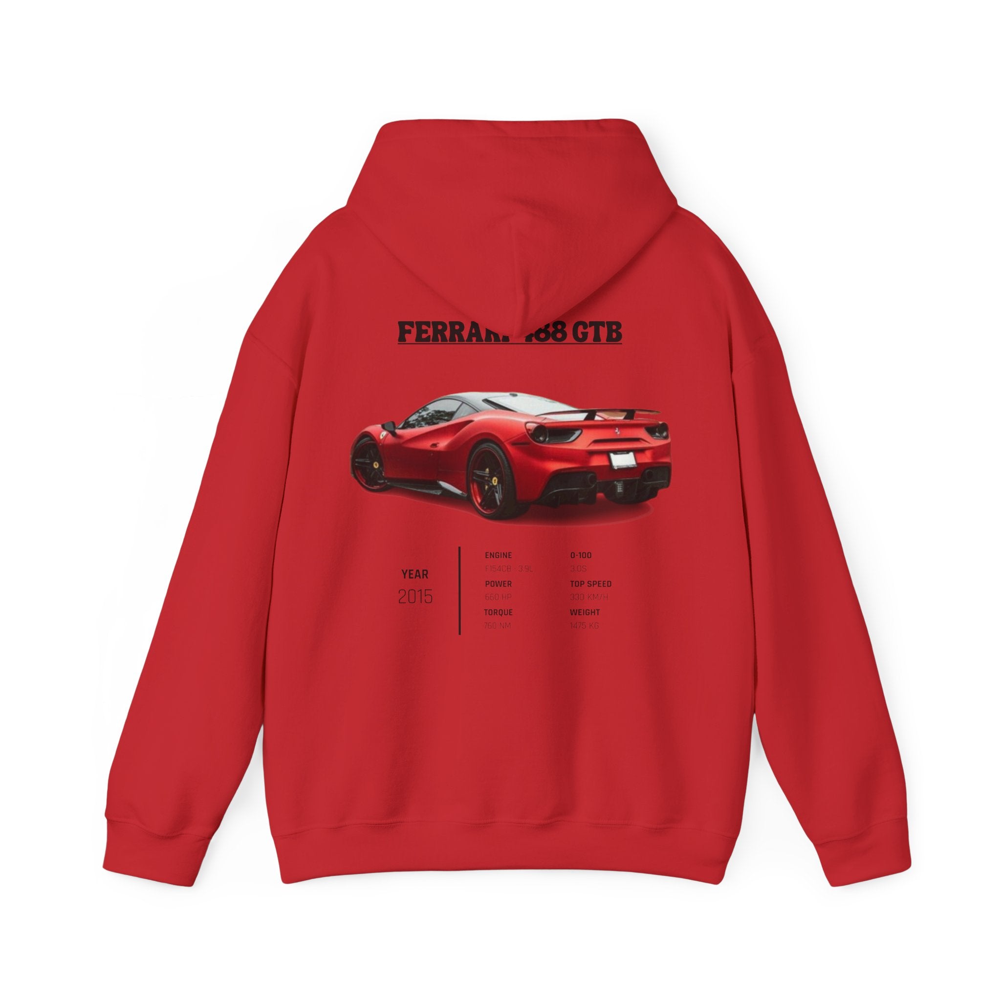 Ferrari 488 GTB Fire Hoodie