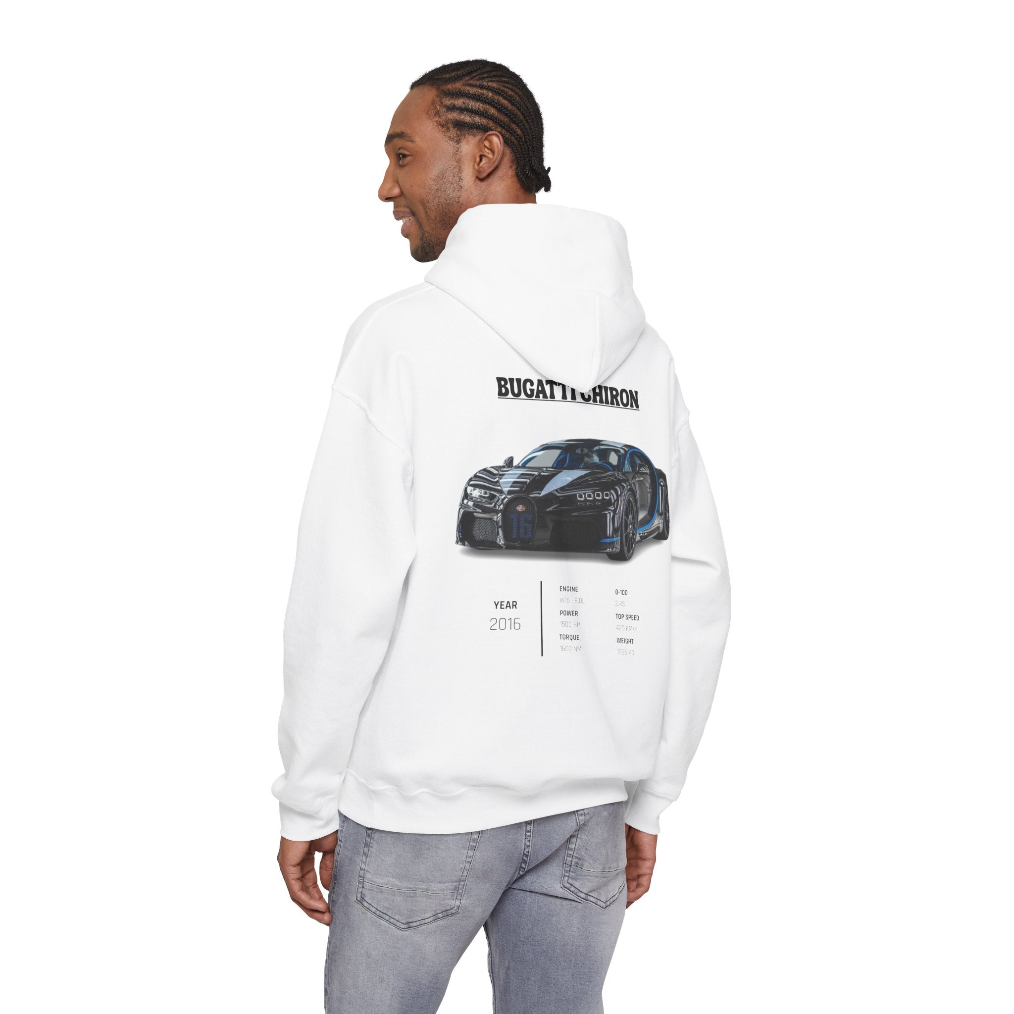 Sweat à capuche Bugatti Chiron W16