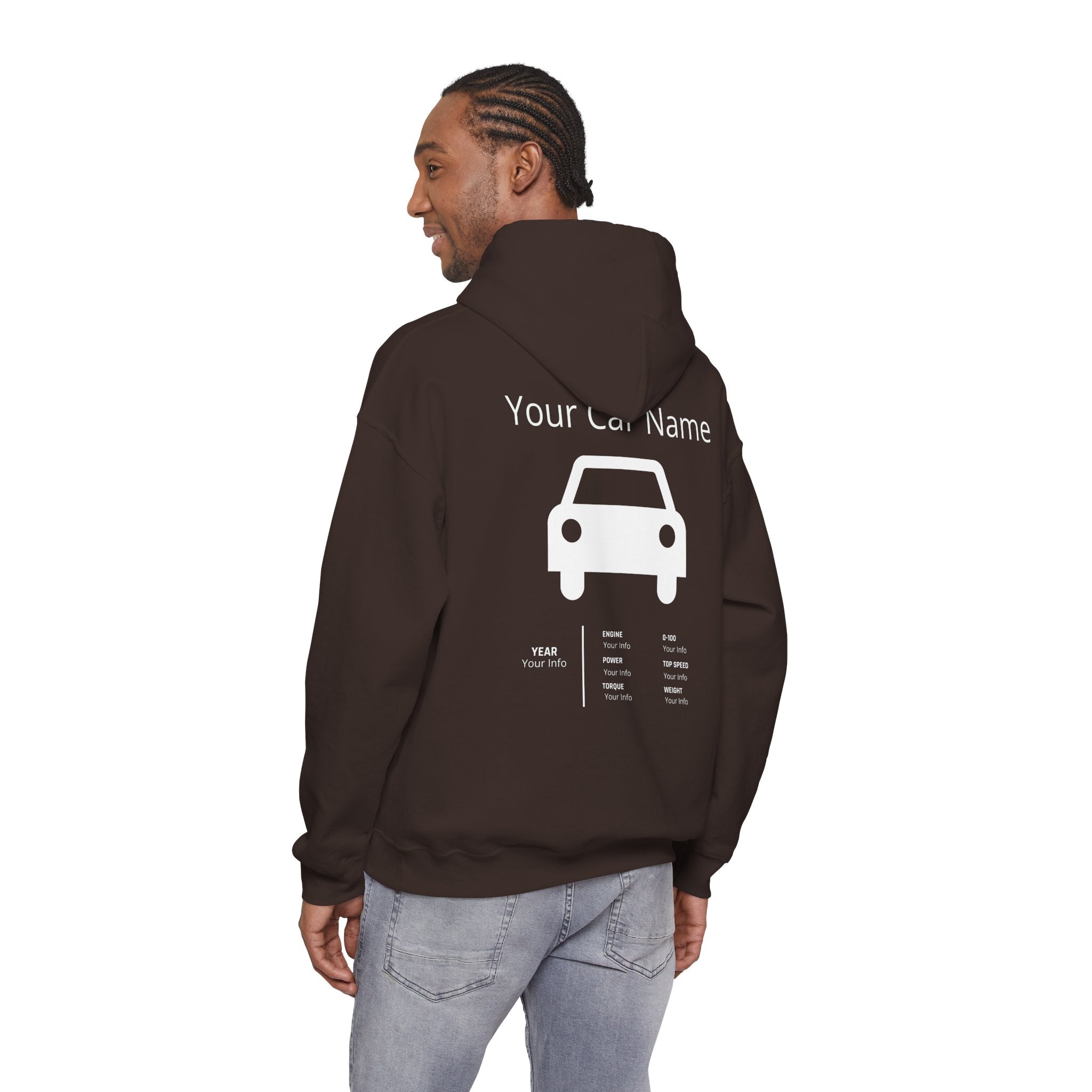 Custom Car Owner Hoodie — Personalized "Your Car Name" Graphic Pullover