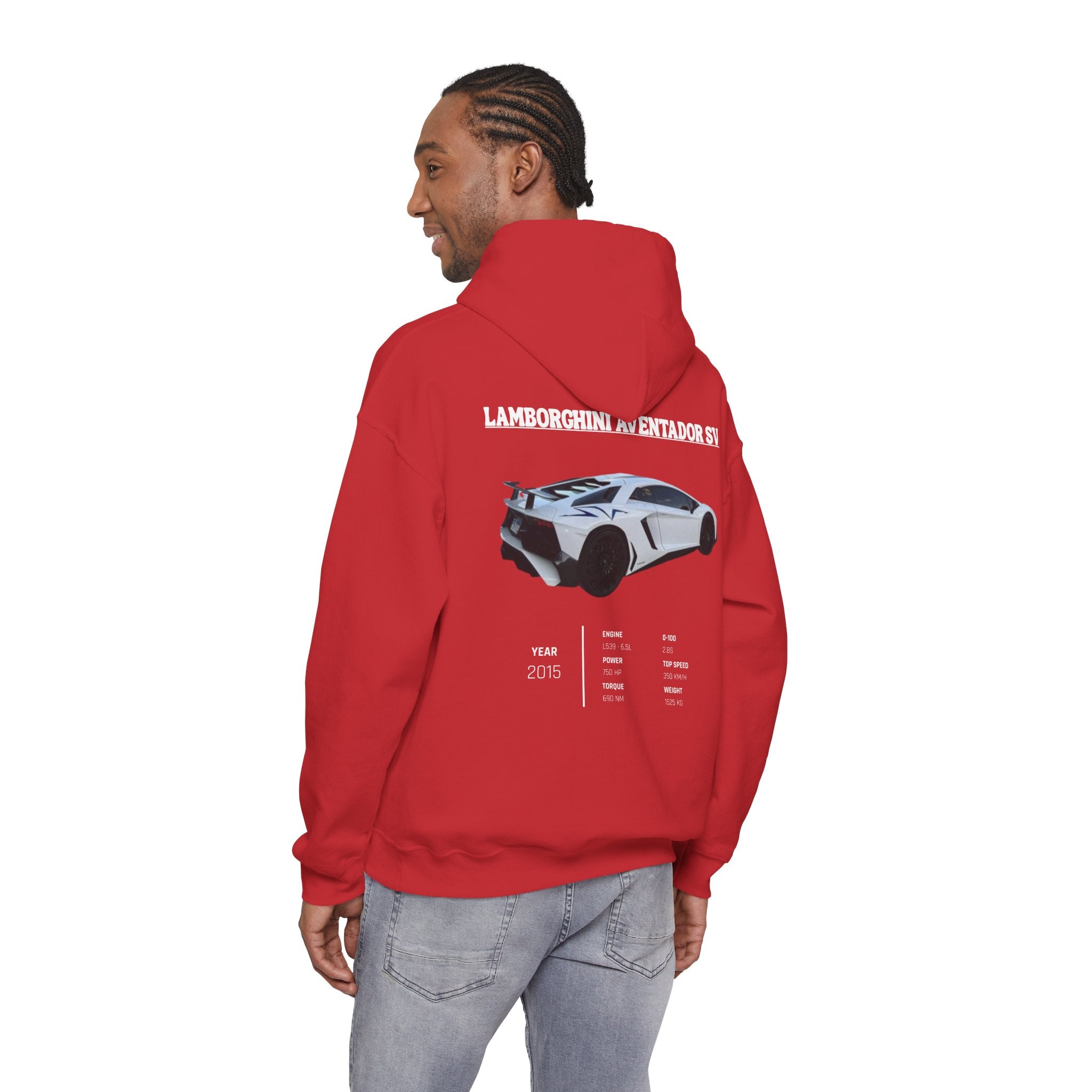 Lamborghini Aventador SV Raging Bull Hoodie