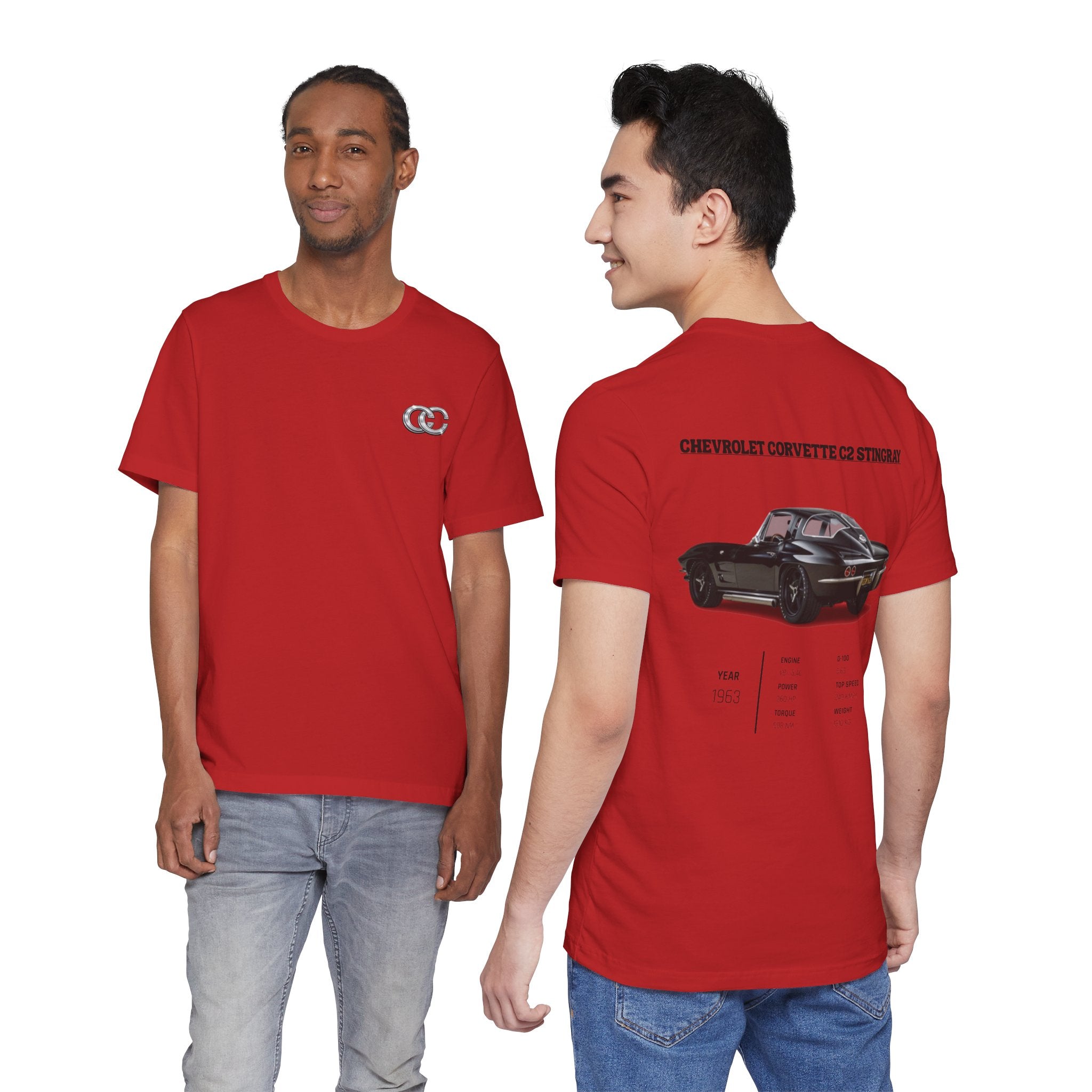 T-shirt Légende Chevrolet Corvette C2 Stingray