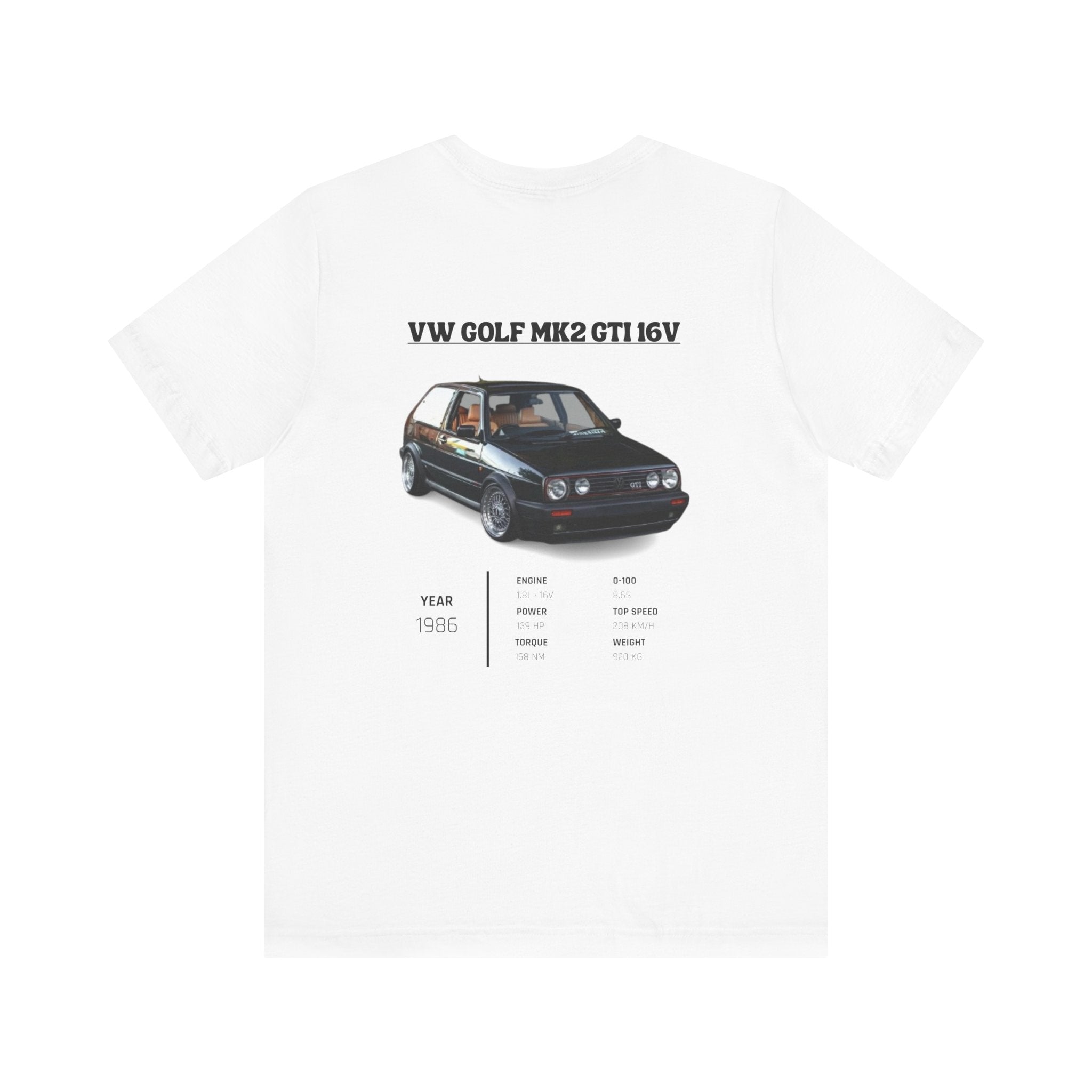T-shirt Légende VW Golf MK2 GTI 16V