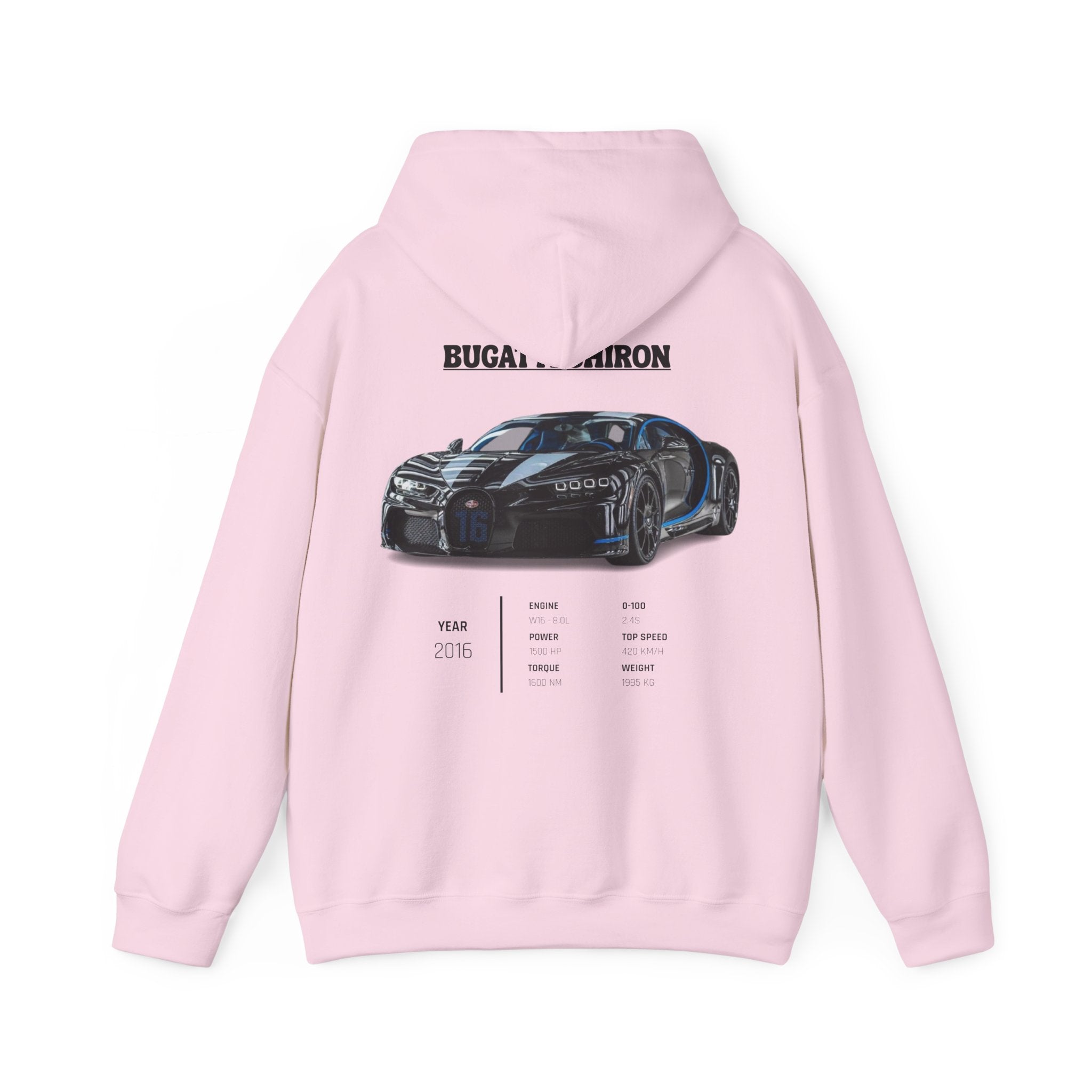 Bugatti Chiron W16 Hoodie