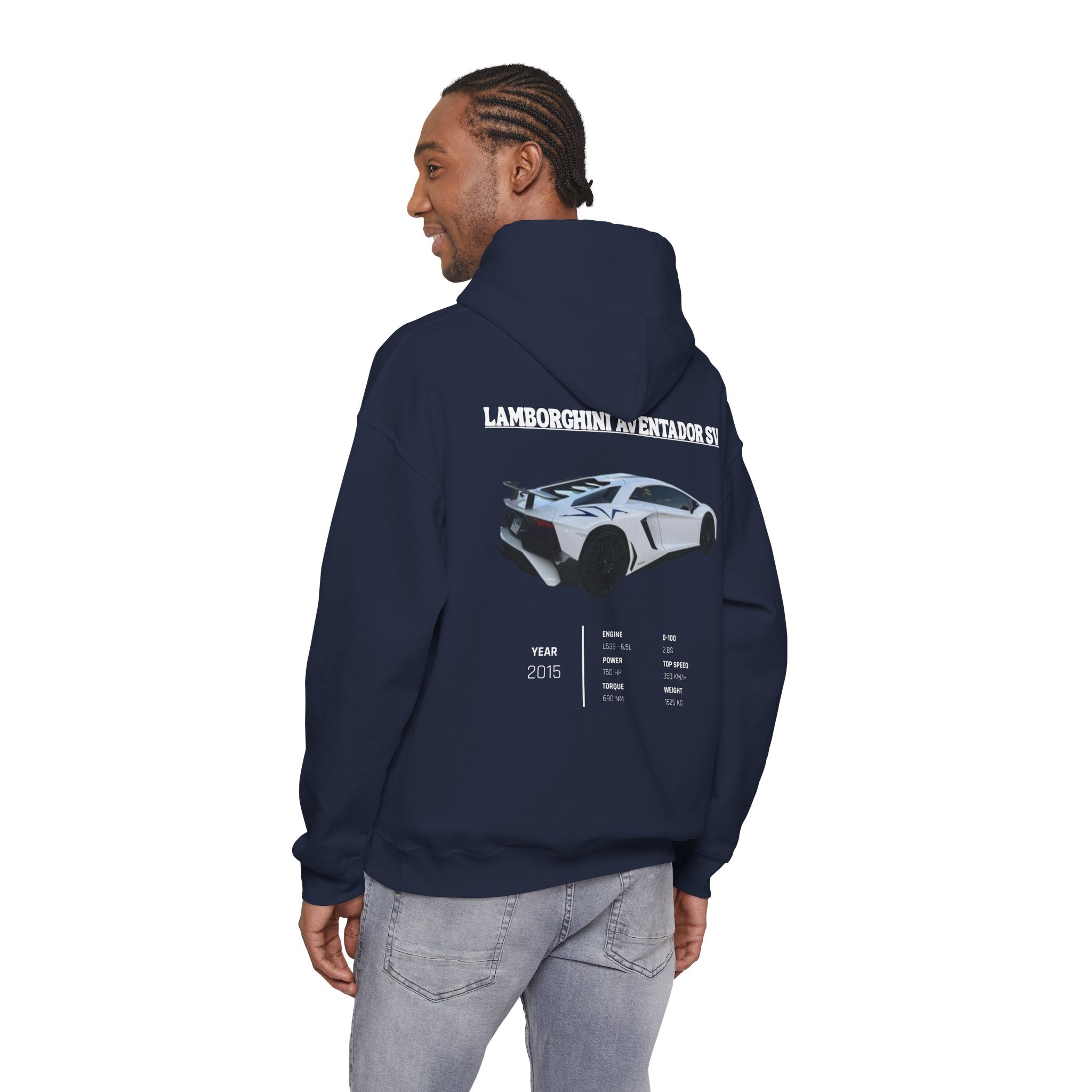 Lamborghini Aventador SV Raging Bull Hoodie