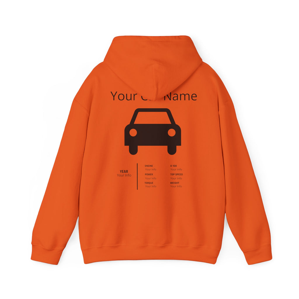 Custom Car Owner Hoodie — Personalized "Your Car Name" Graphic Pullover