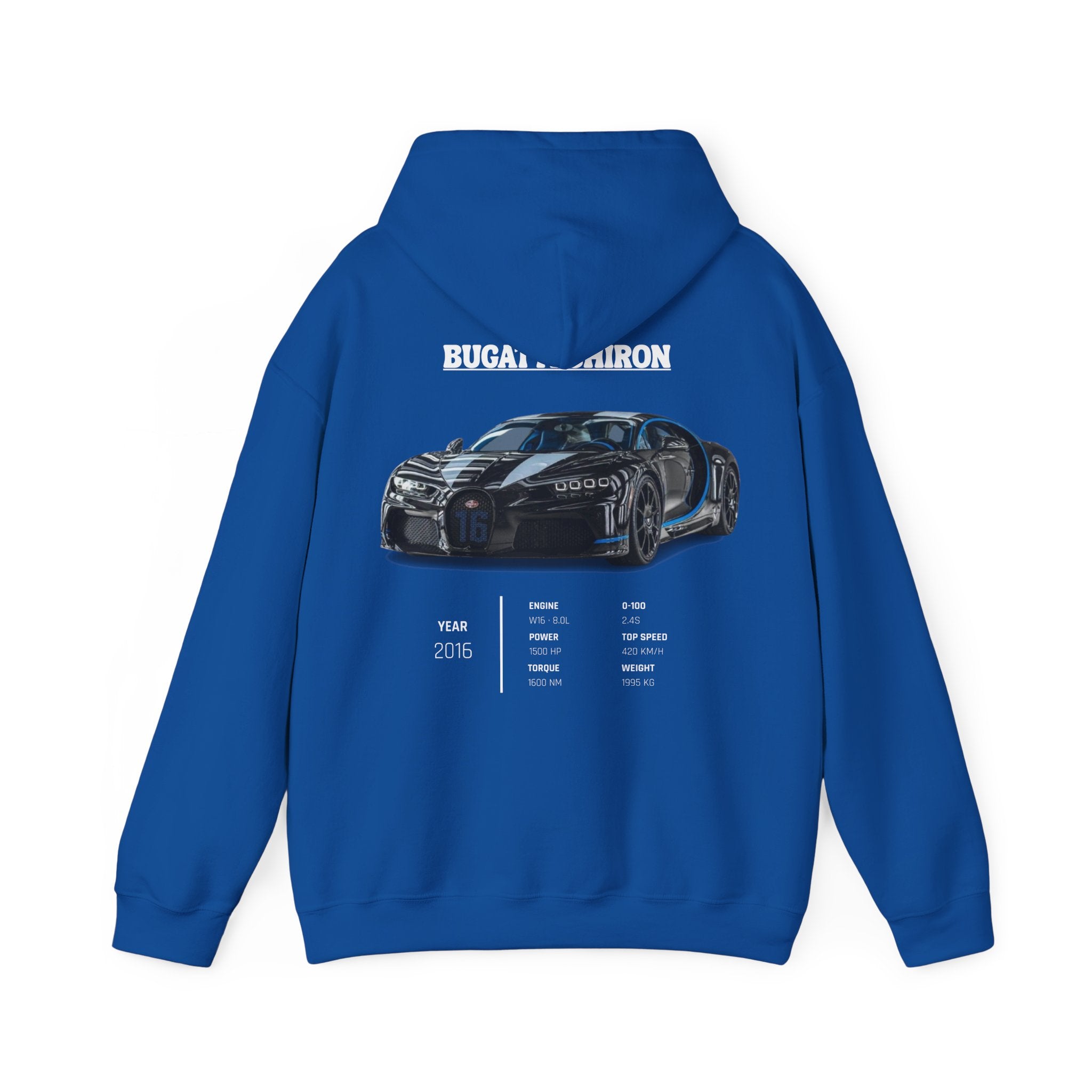 Bugatti Chiron W16 Hoodie