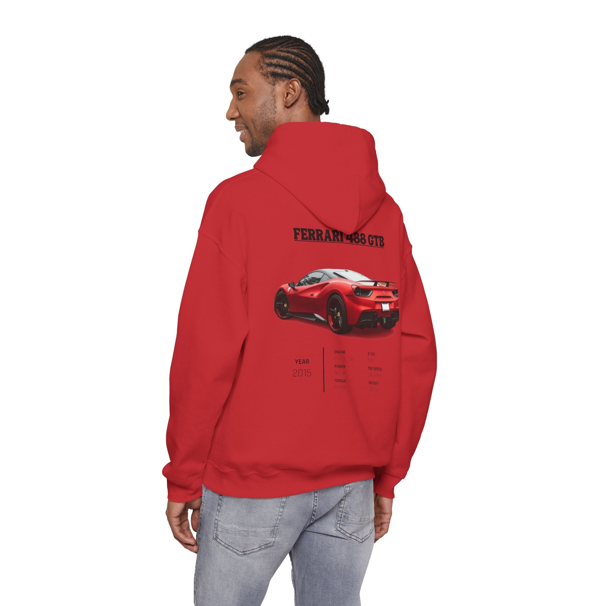 Ferrari 488 GTB Fire Hoodie