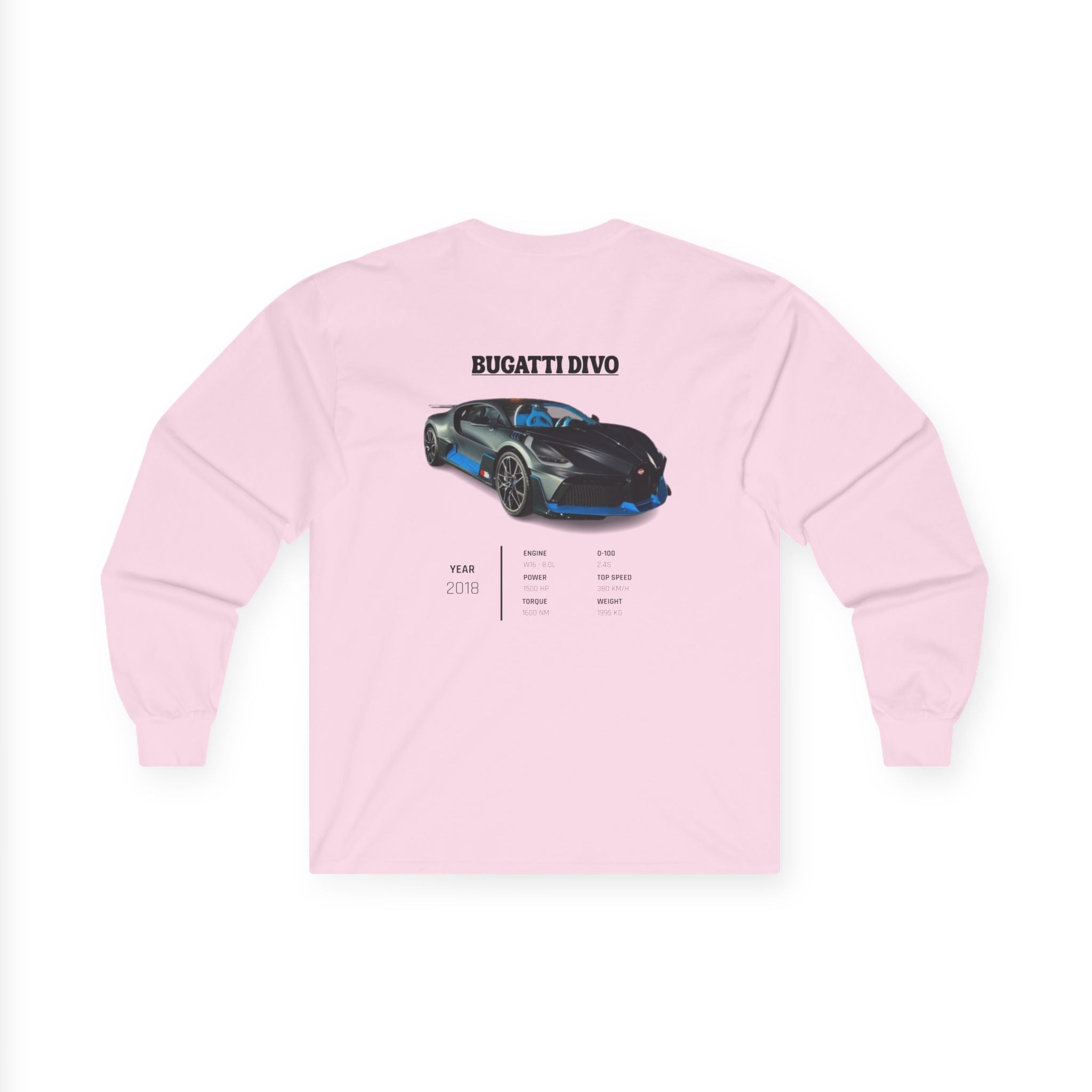 T-shirt manches longues Bugatti Divo Hypercar
