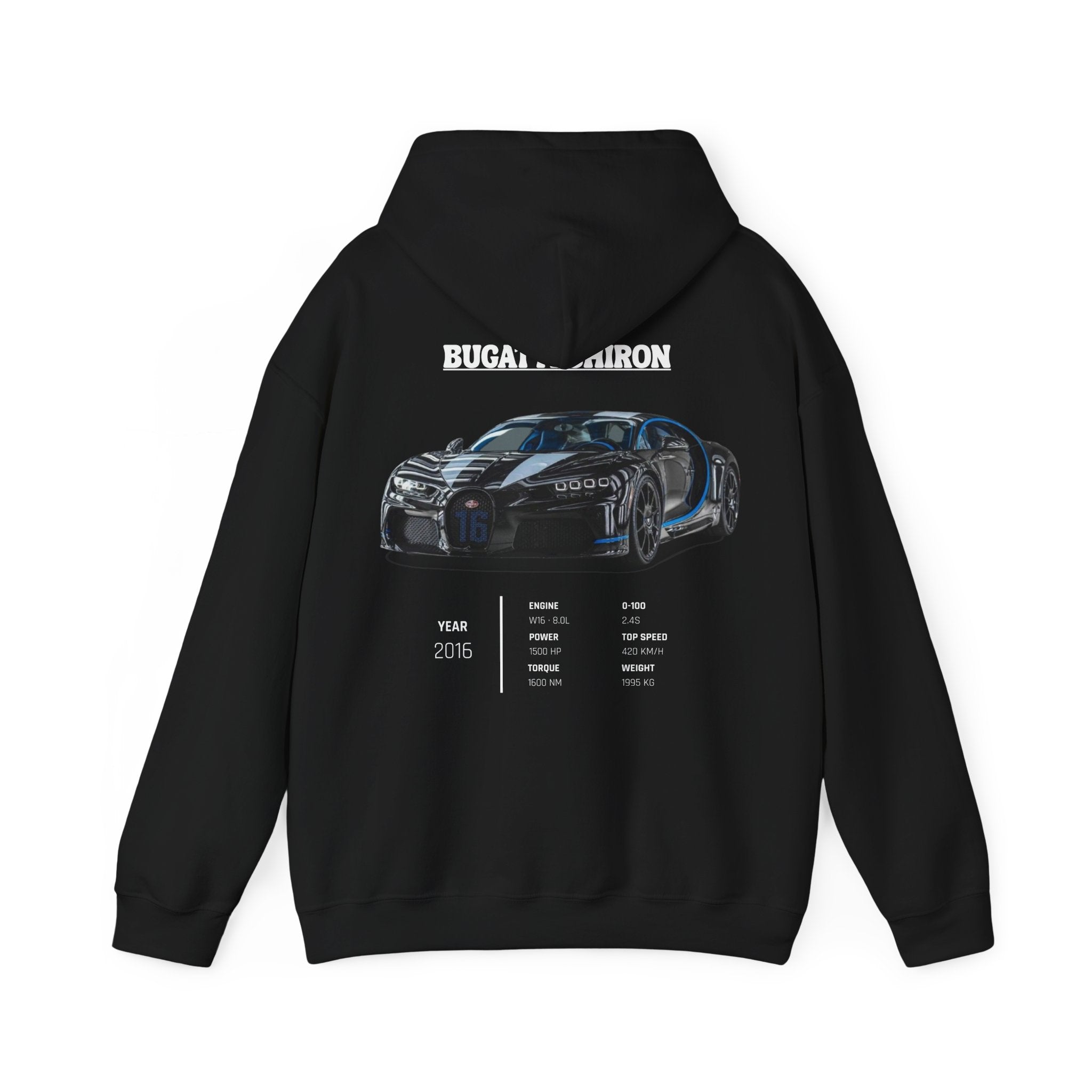 Bugatti Chiron W16 Hoodie