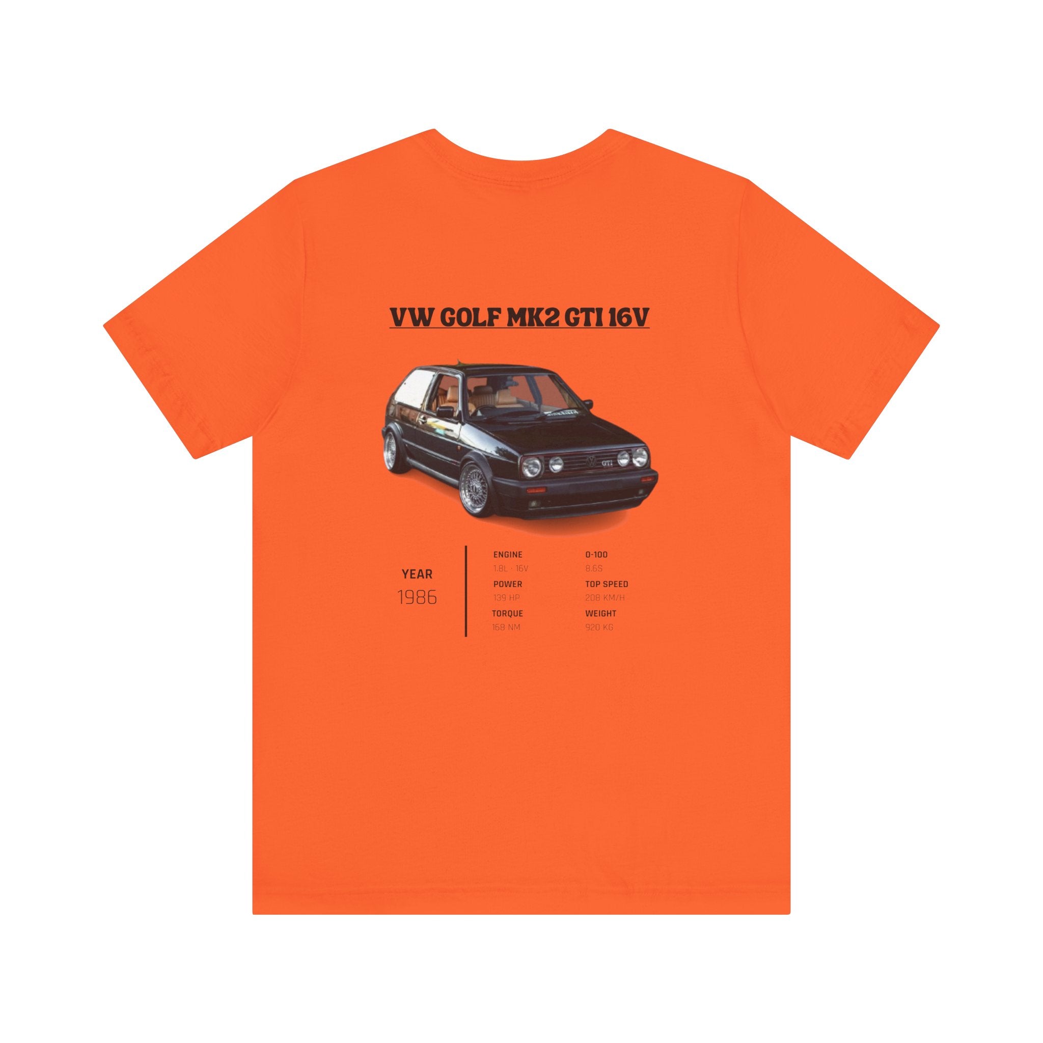 T-shirt Légende VW Golf MK2 GTI 16V