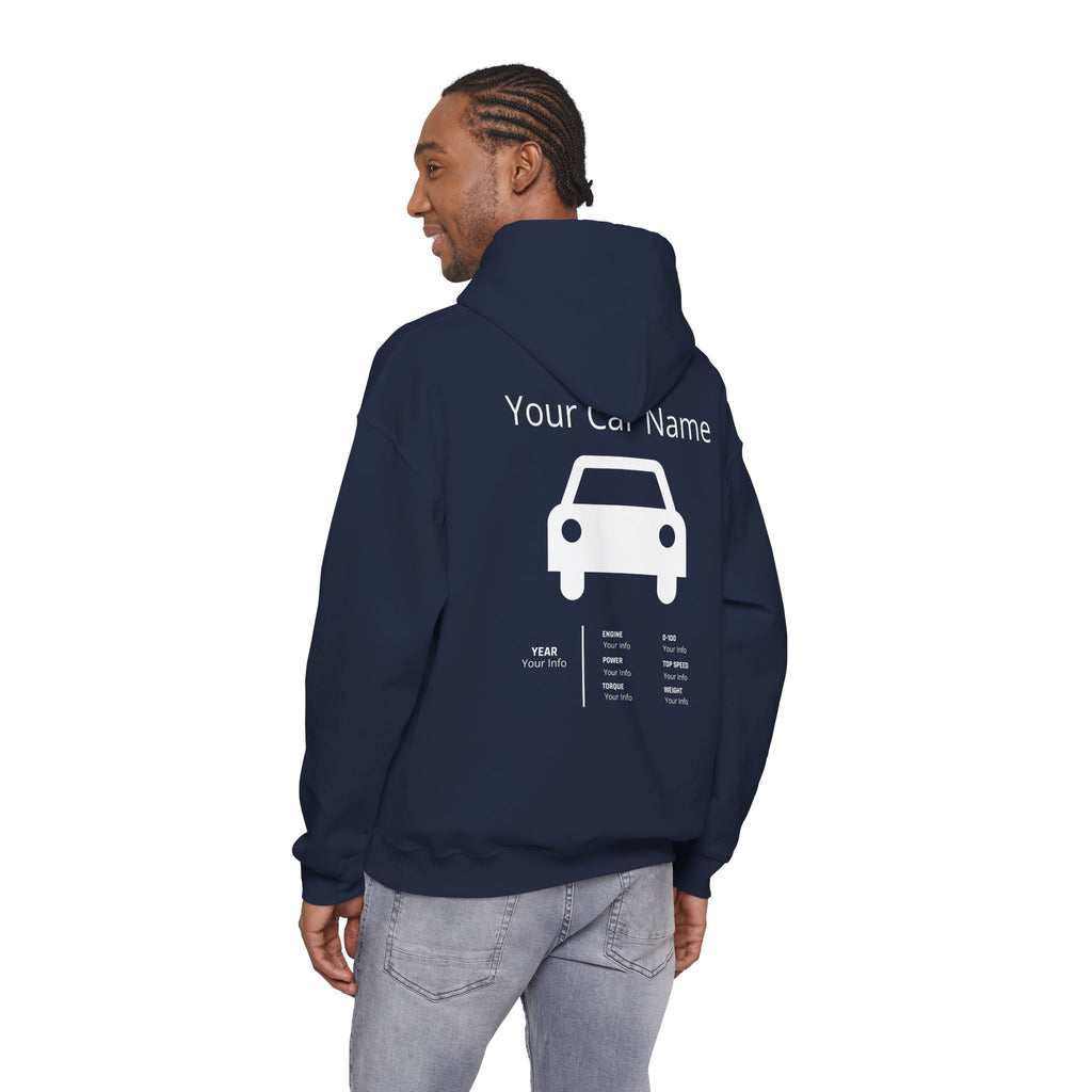 Custom Car Owner Hoodie — Personalized "Your Car Name" Graphic Pullover