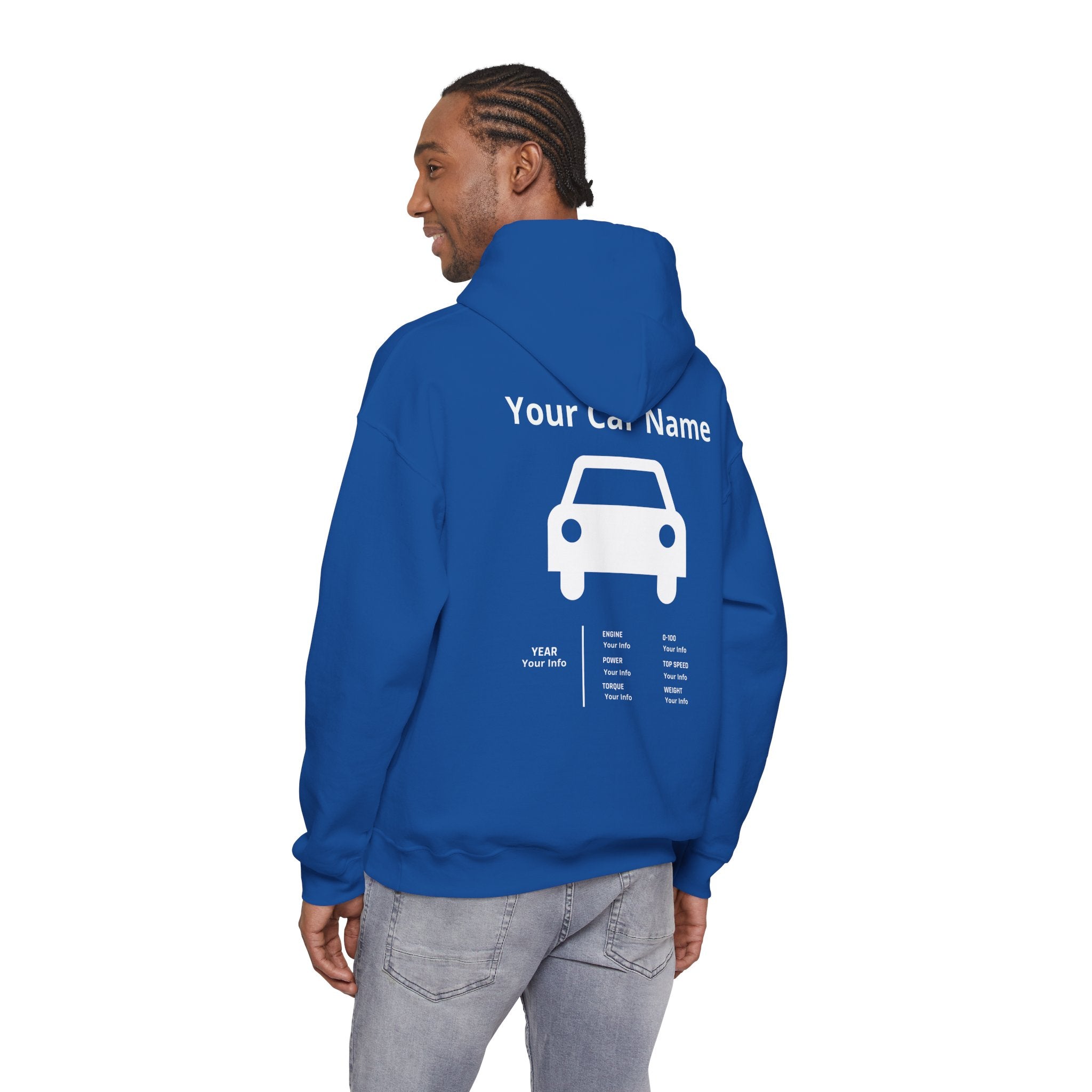 Custom Car Owner Hoodie — Personalized "Your Car Name" Graphic Pullover