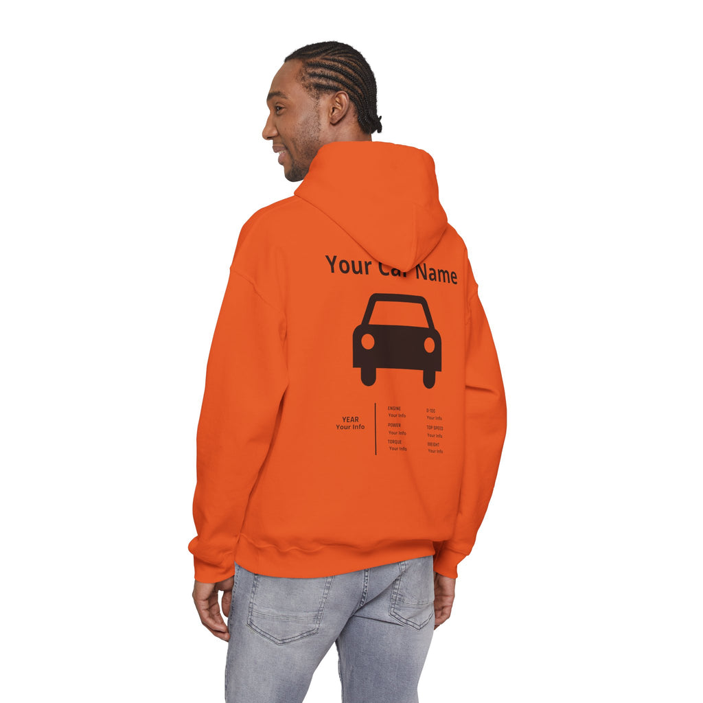 Custom Car Owner Hoodie — Personalized "Your Car Name" Graphic Pullover