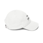 Customizable 'Print It Your Way' Dad Cap – Adjustable White Embroidered Baseball Hat