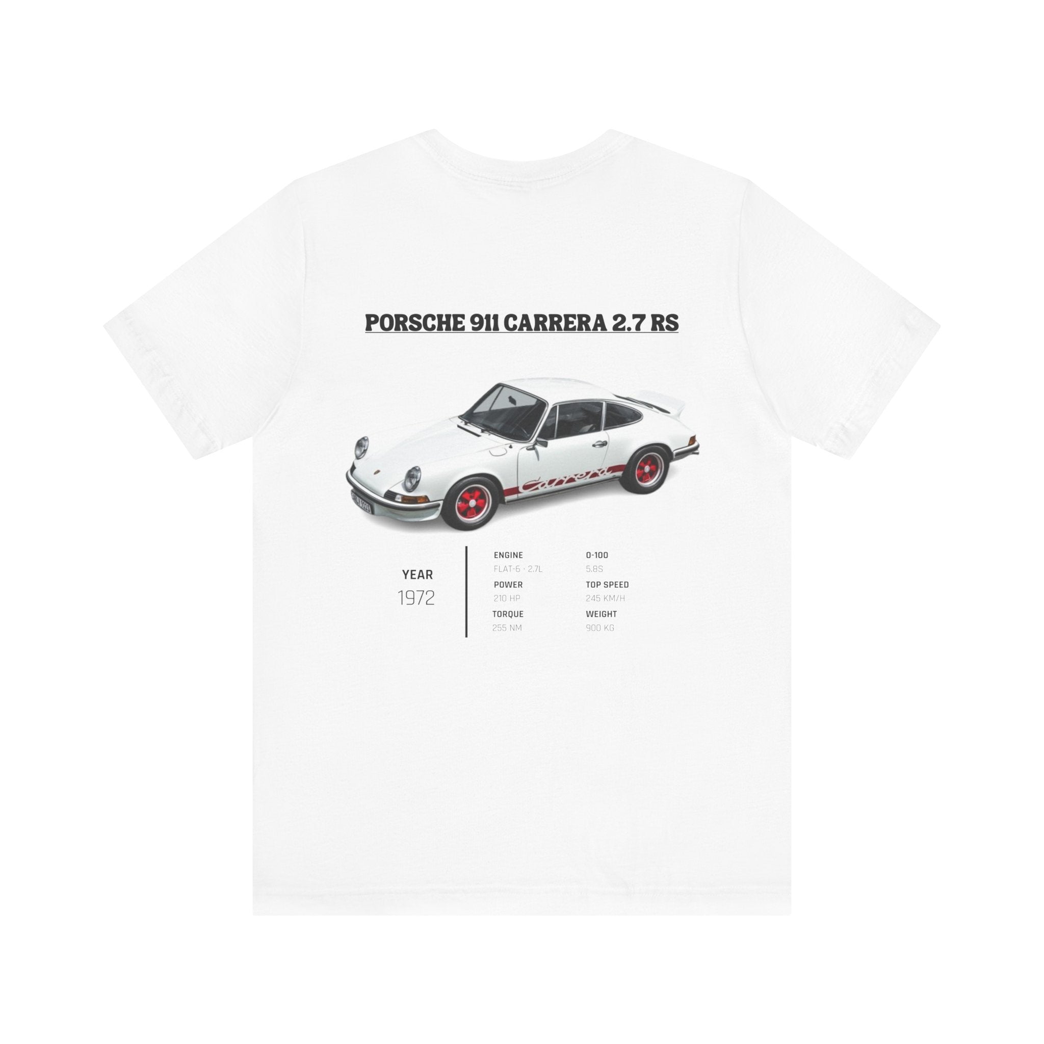 T-shirt légende Porsche 911 Carrera 2.7 RS