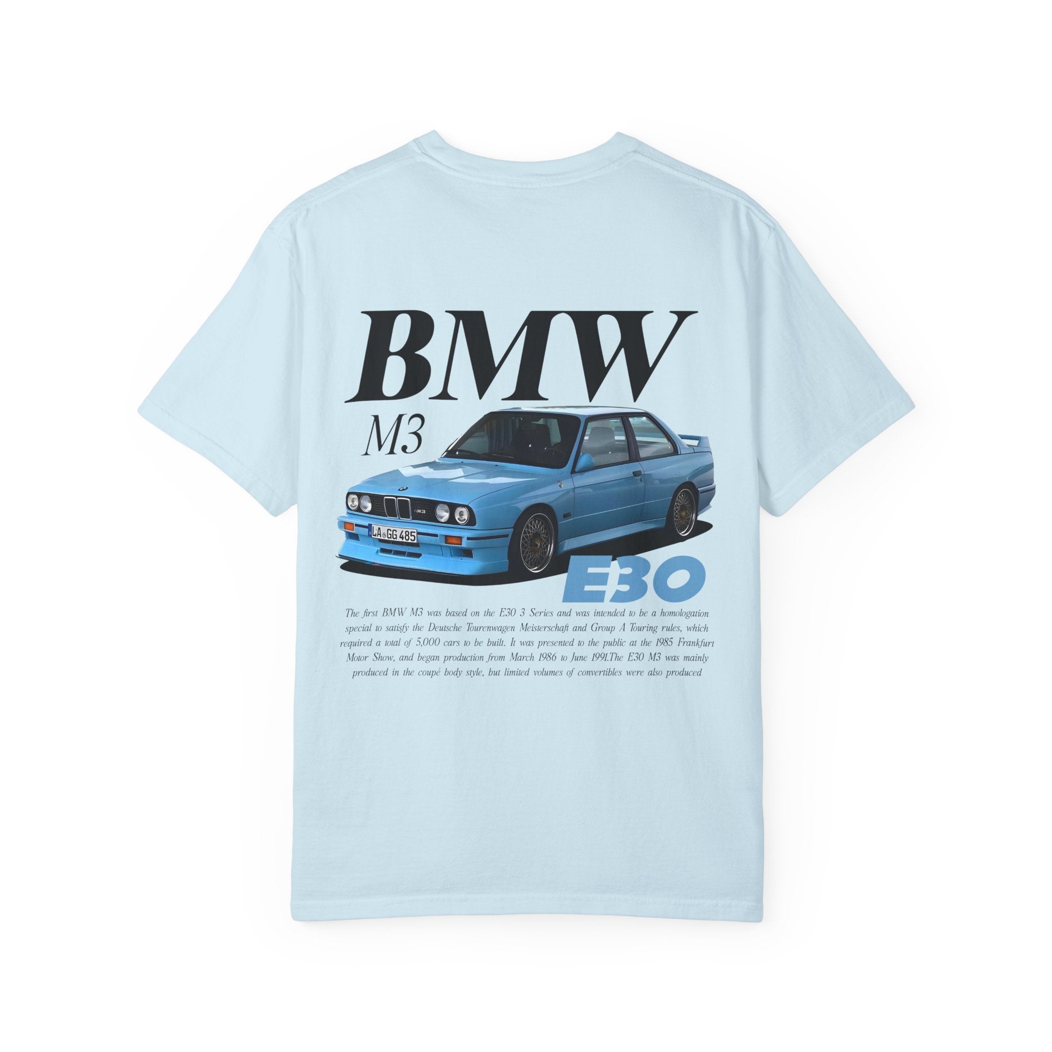 BMW M3 E30 Graphic T-Shirt — Classic Retro Car Tee