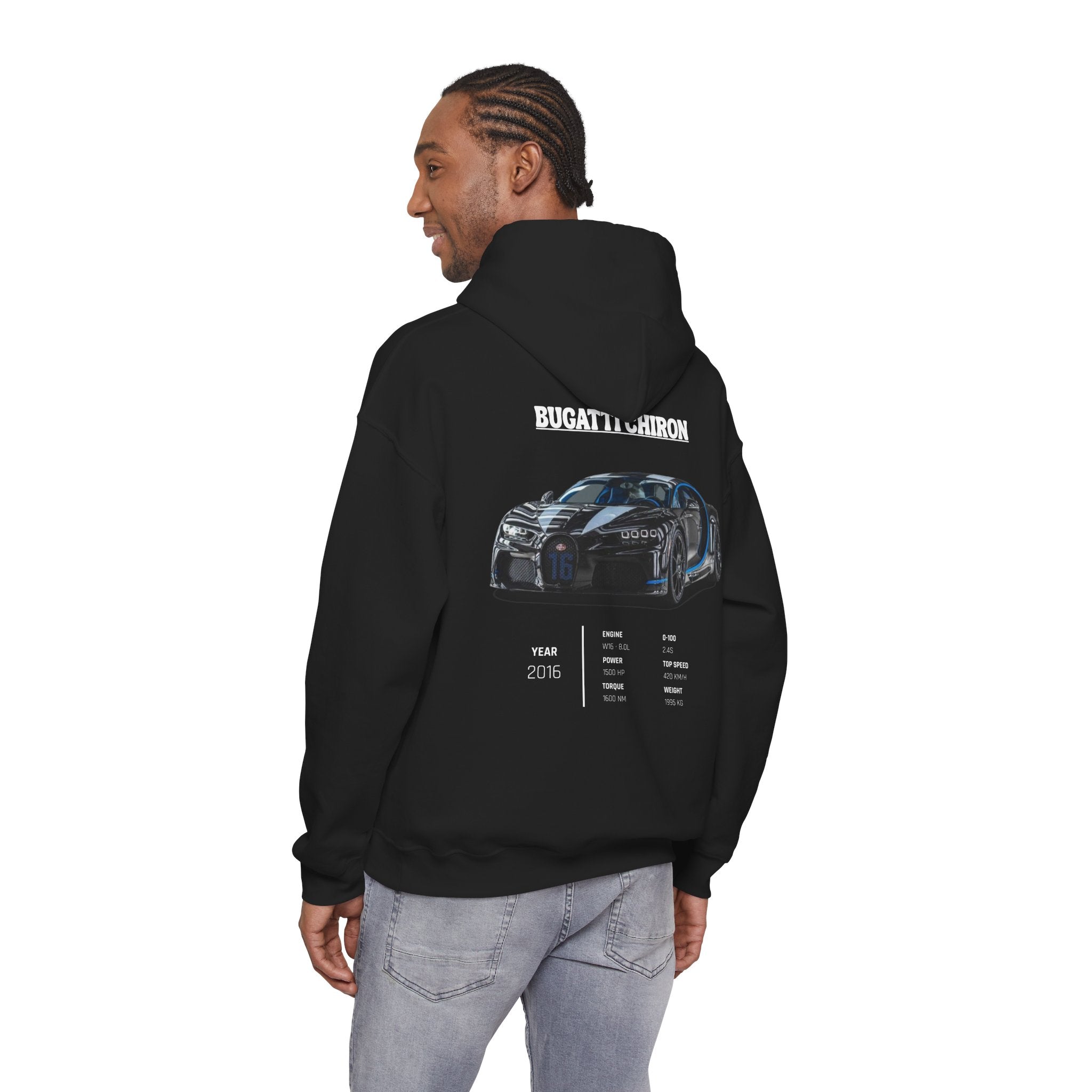 Bugatti Chiron W16 Hoodie