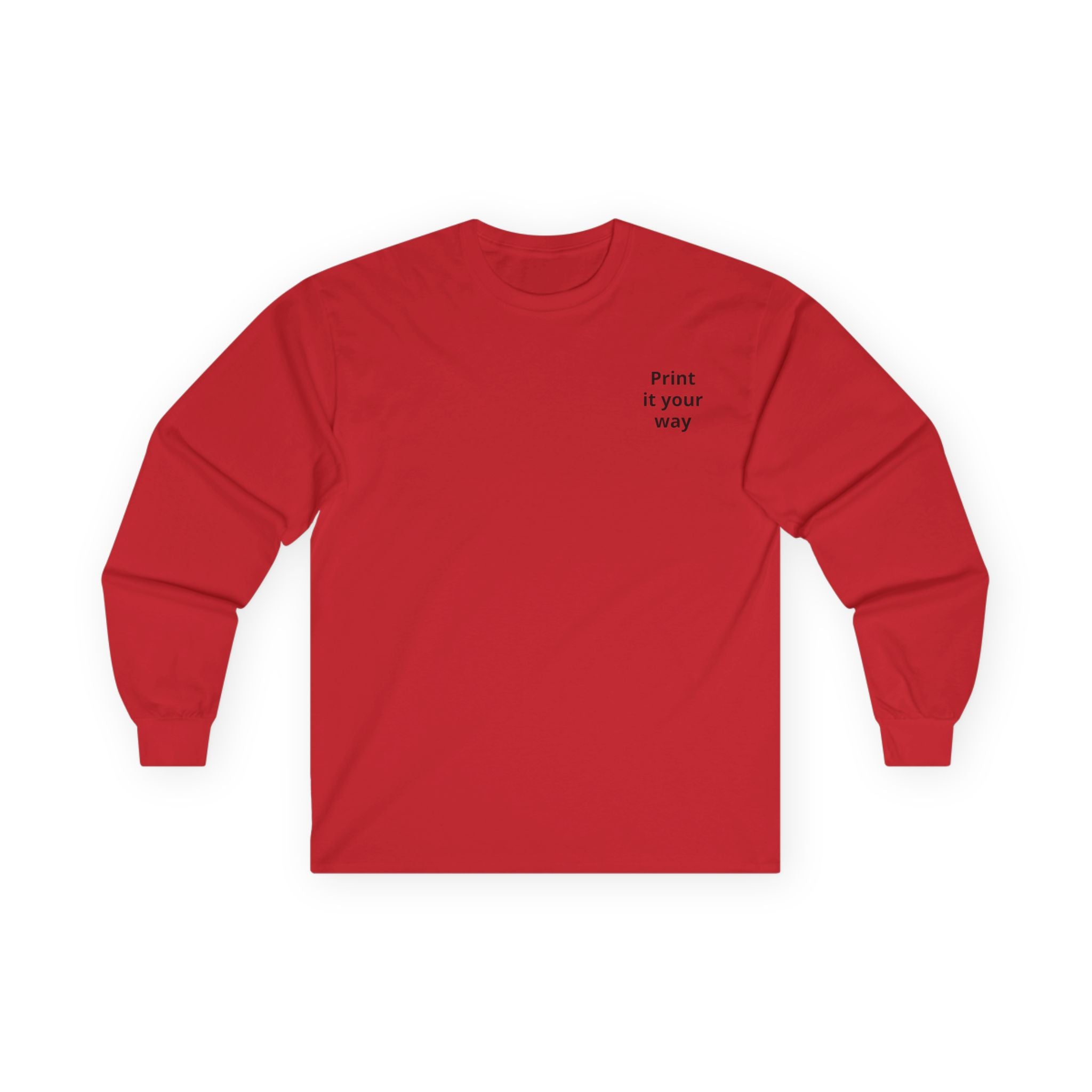 Custom Car Specs Long Sleeve Tee — "Your Car Name" Personalized Shirt