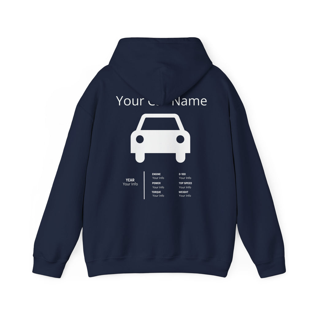 Custom Car Owner Hoodie — Personalized "Your Car Name" Graphic Pullover