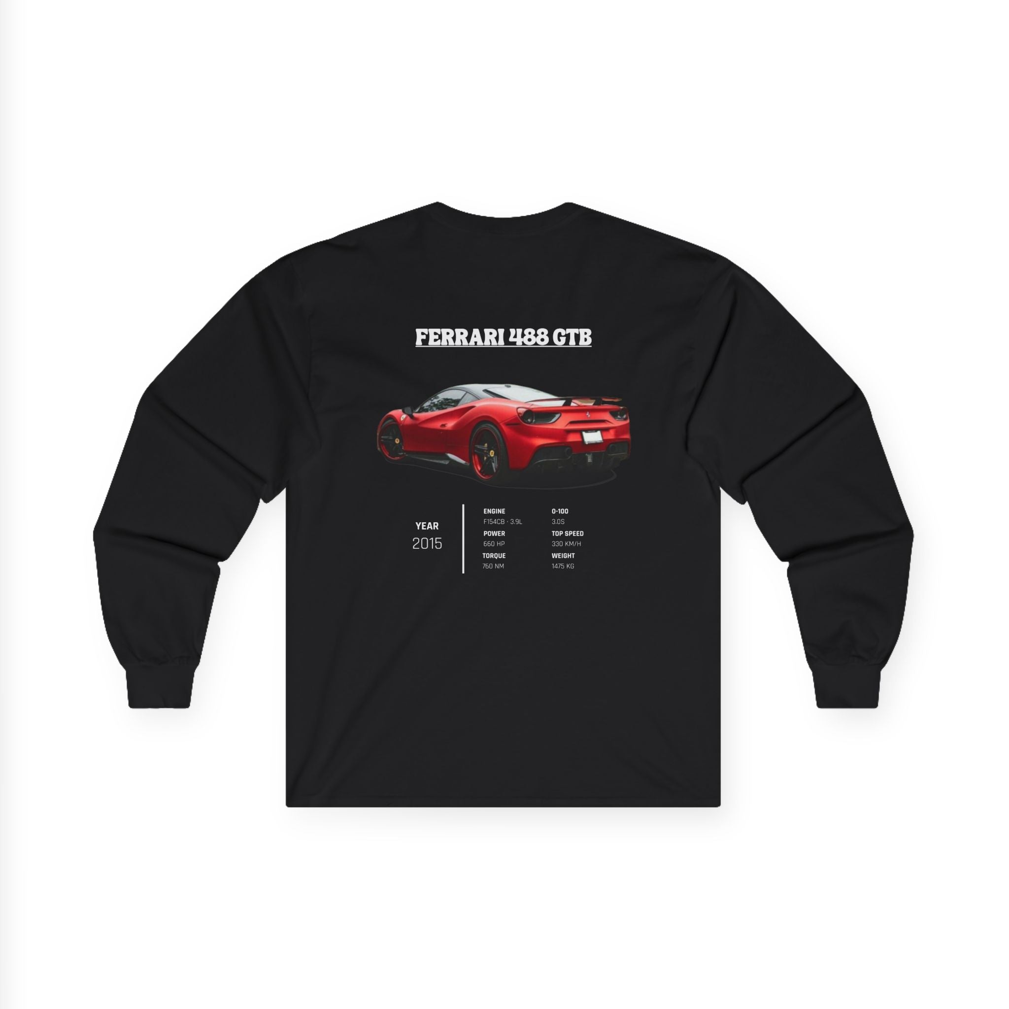 Ferrari 488 GTB Fire Longsleeve
