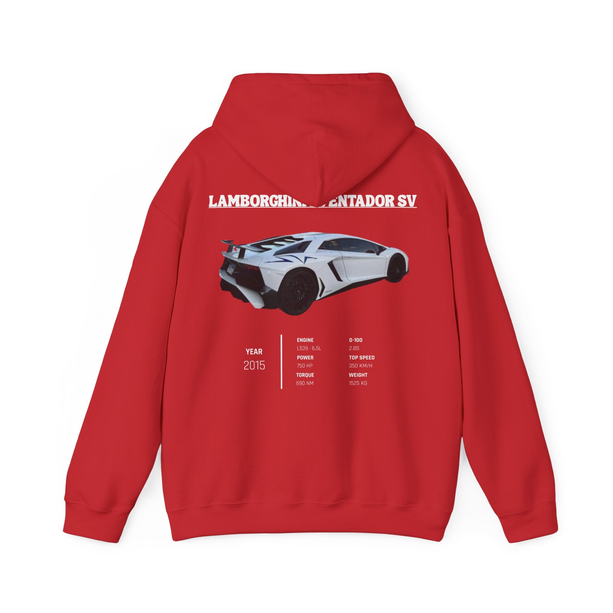 Lamborghini Aventador SV Raging Bull Hoodie