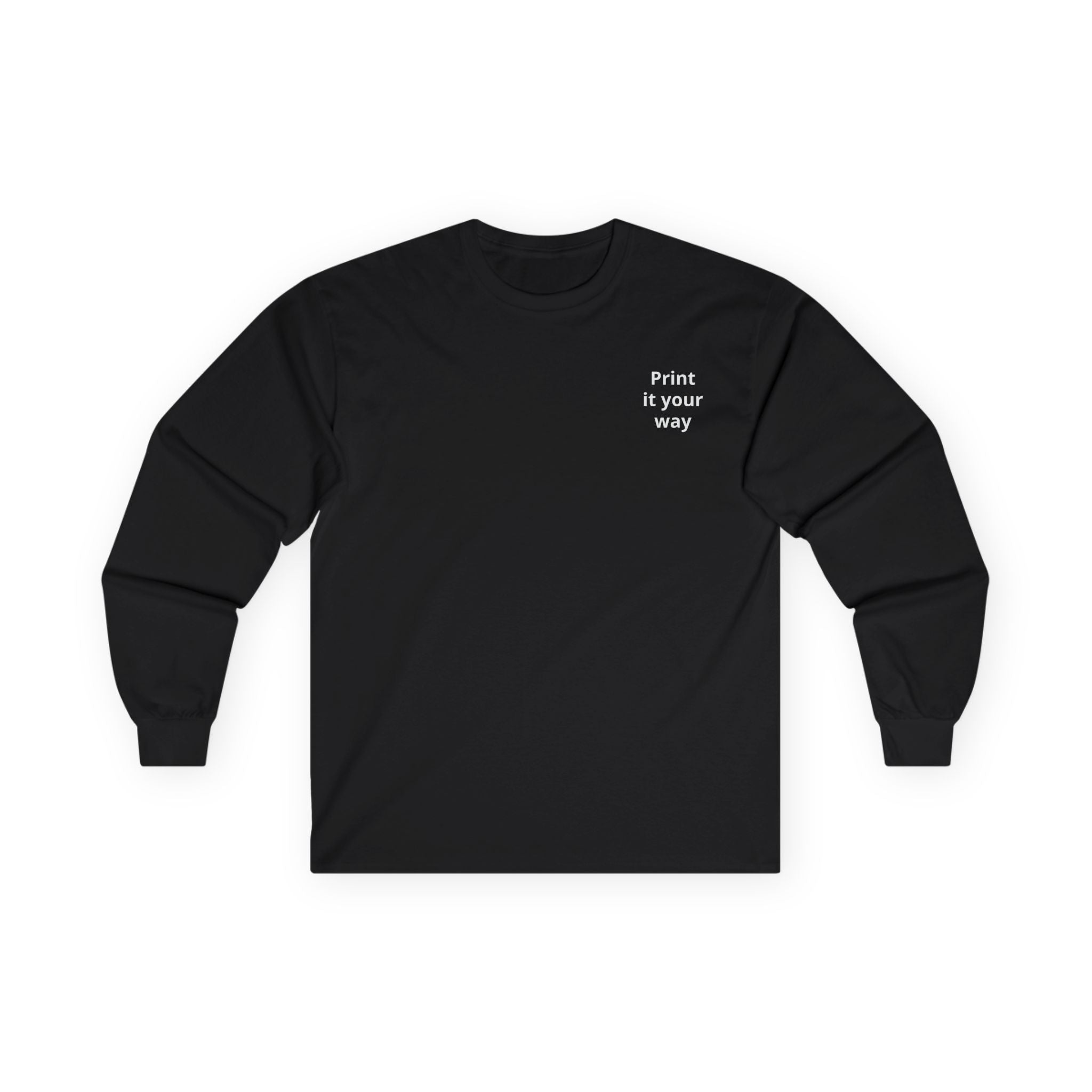 Custom Car Specs Long Sleeve Tee — "Your Car Name" Personalized Shirt