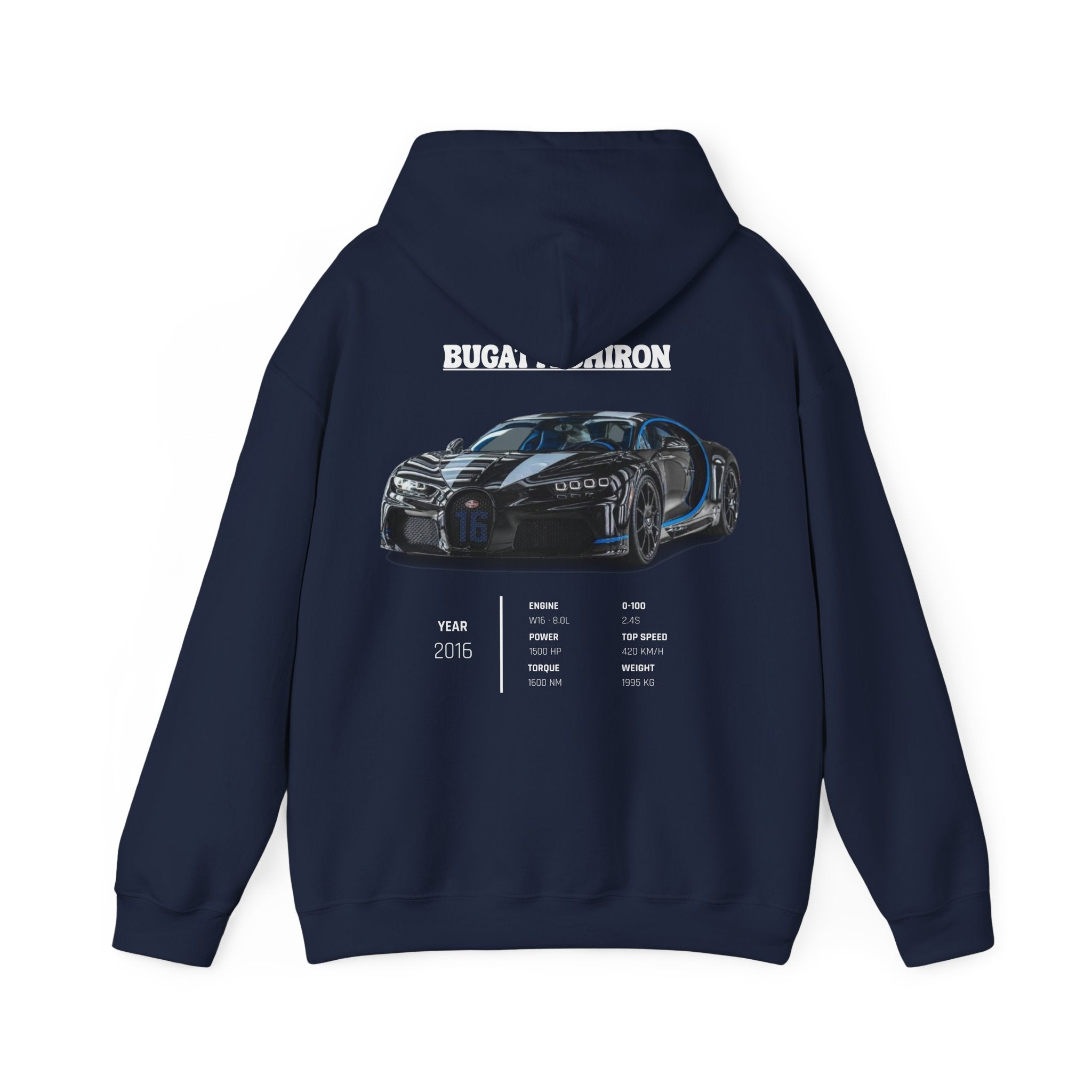 Bugatti Chiron W16 Hoodie
