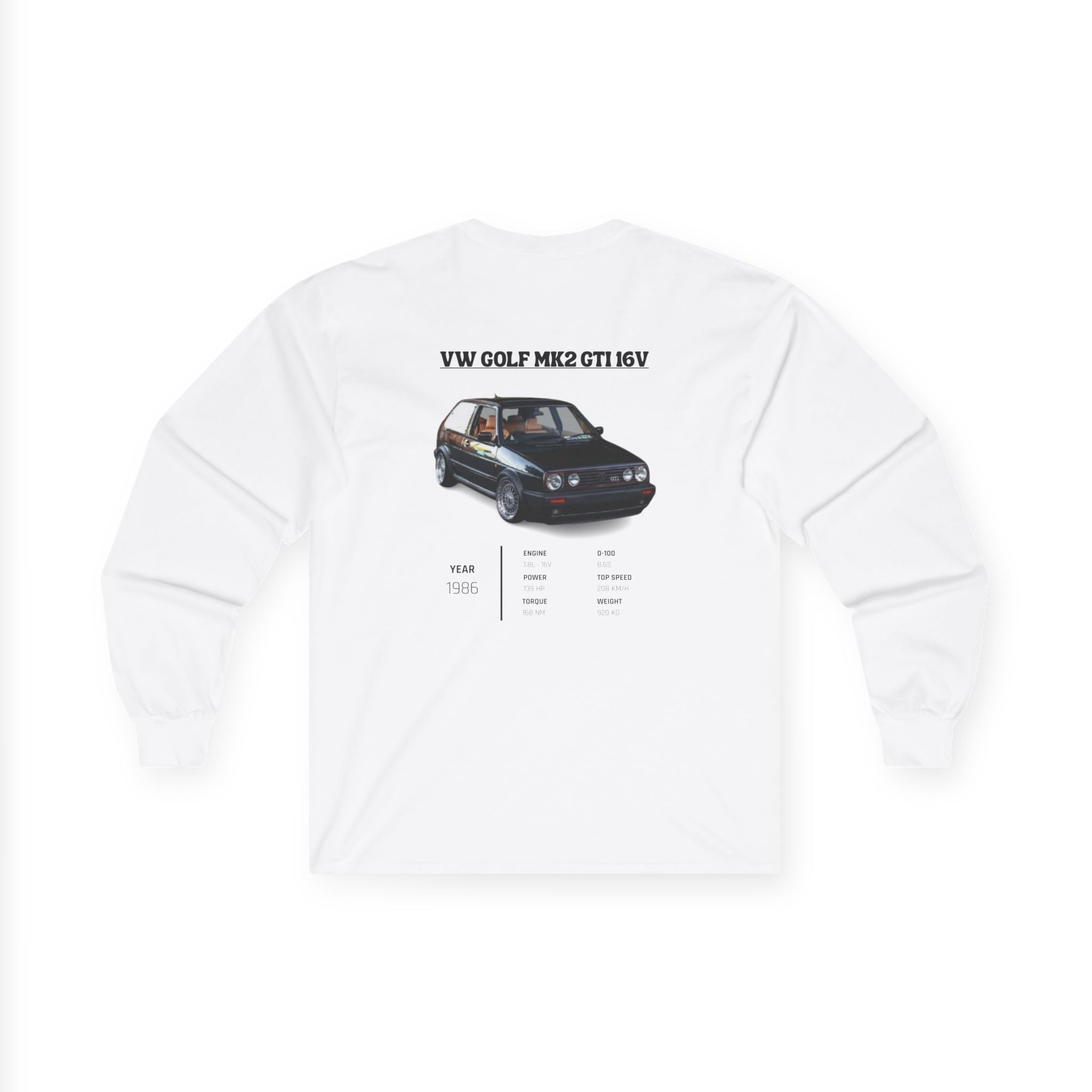 VW Golf MK2 GTI 16V Légende Manches Longues