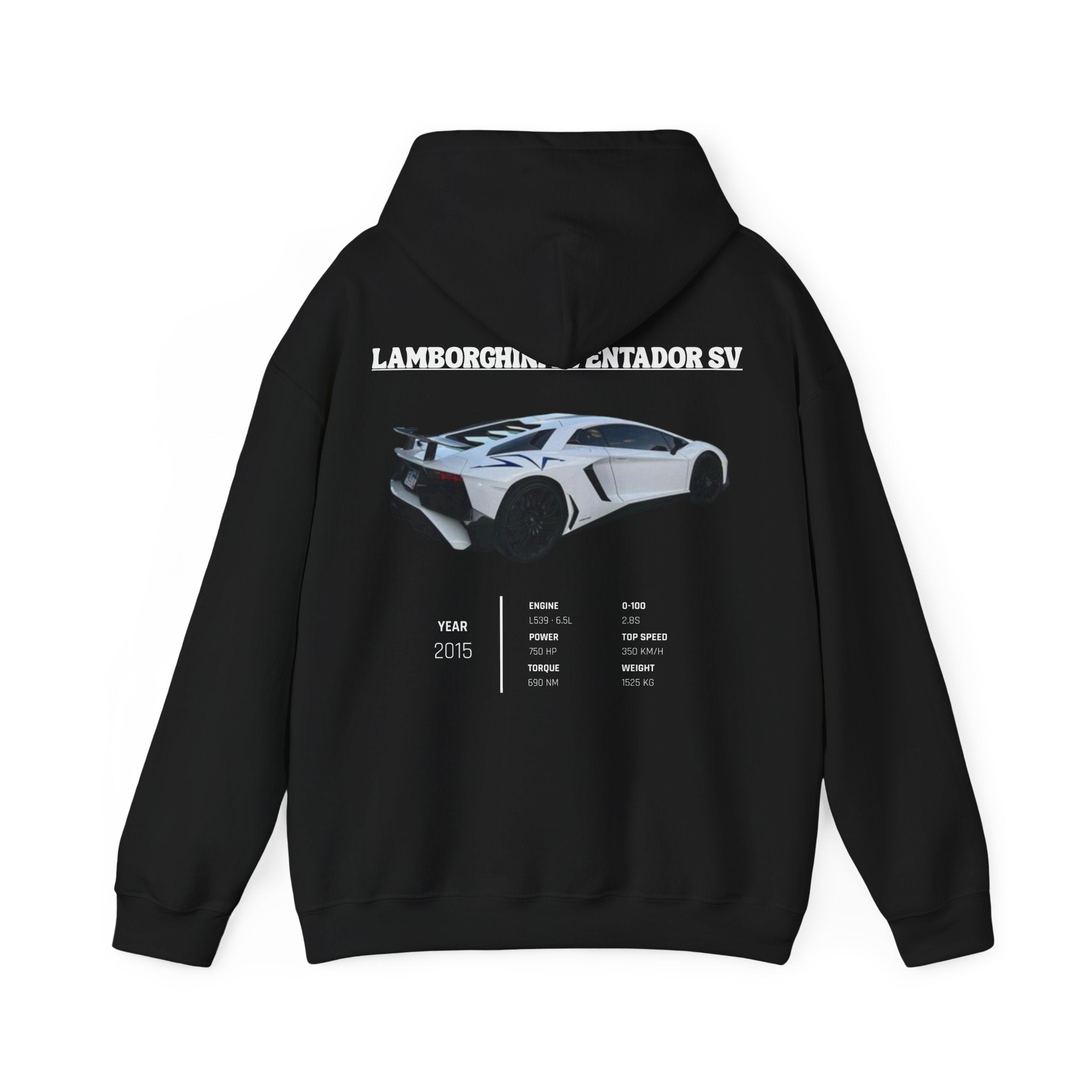 Lamborghini Aventador SV Raging Bull Hoodie