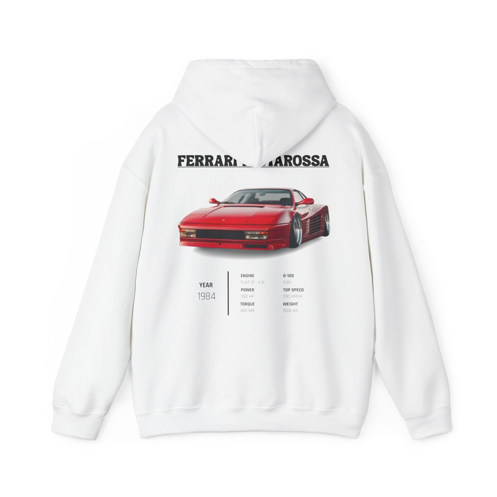 Sweat à capuche légende Ferrari Testarossa